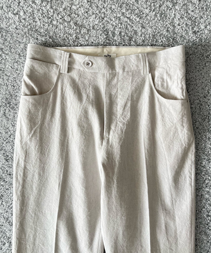 【EXCLUSIVE】saby The wide flare trouser "KINARI"