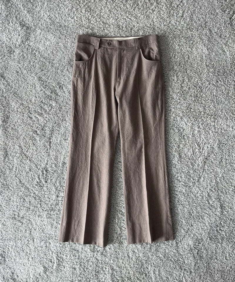 【EXCLUSIVE】saby The wide flare trouser "L.BRW"