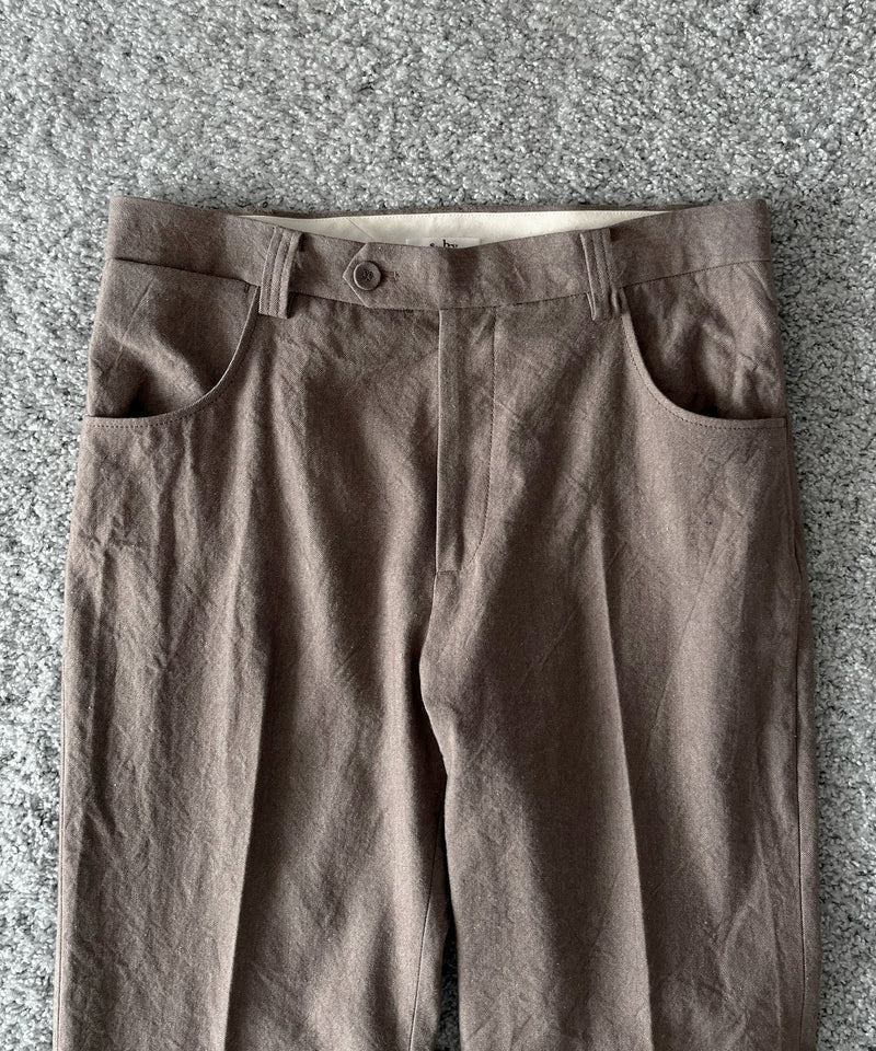 【EXCLUSIVE】saby The wide flare trouser "L.BRW"