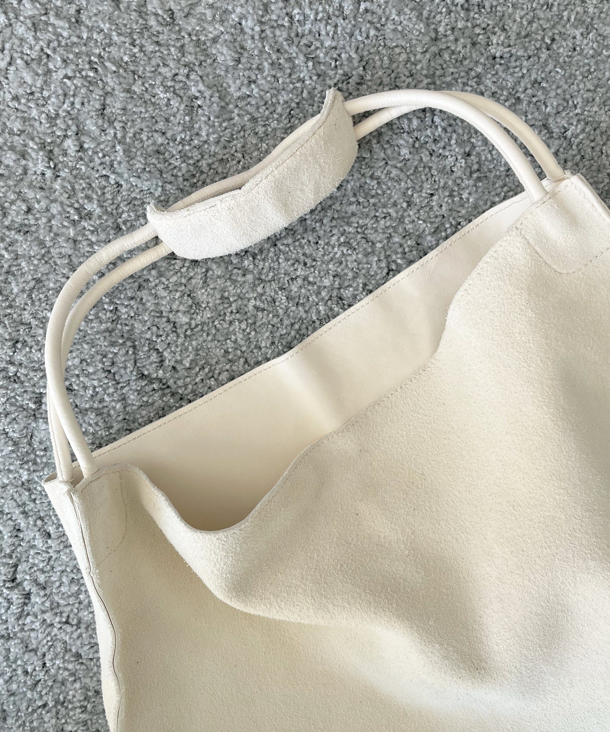 GUIDI Shopper bag "WHITE"