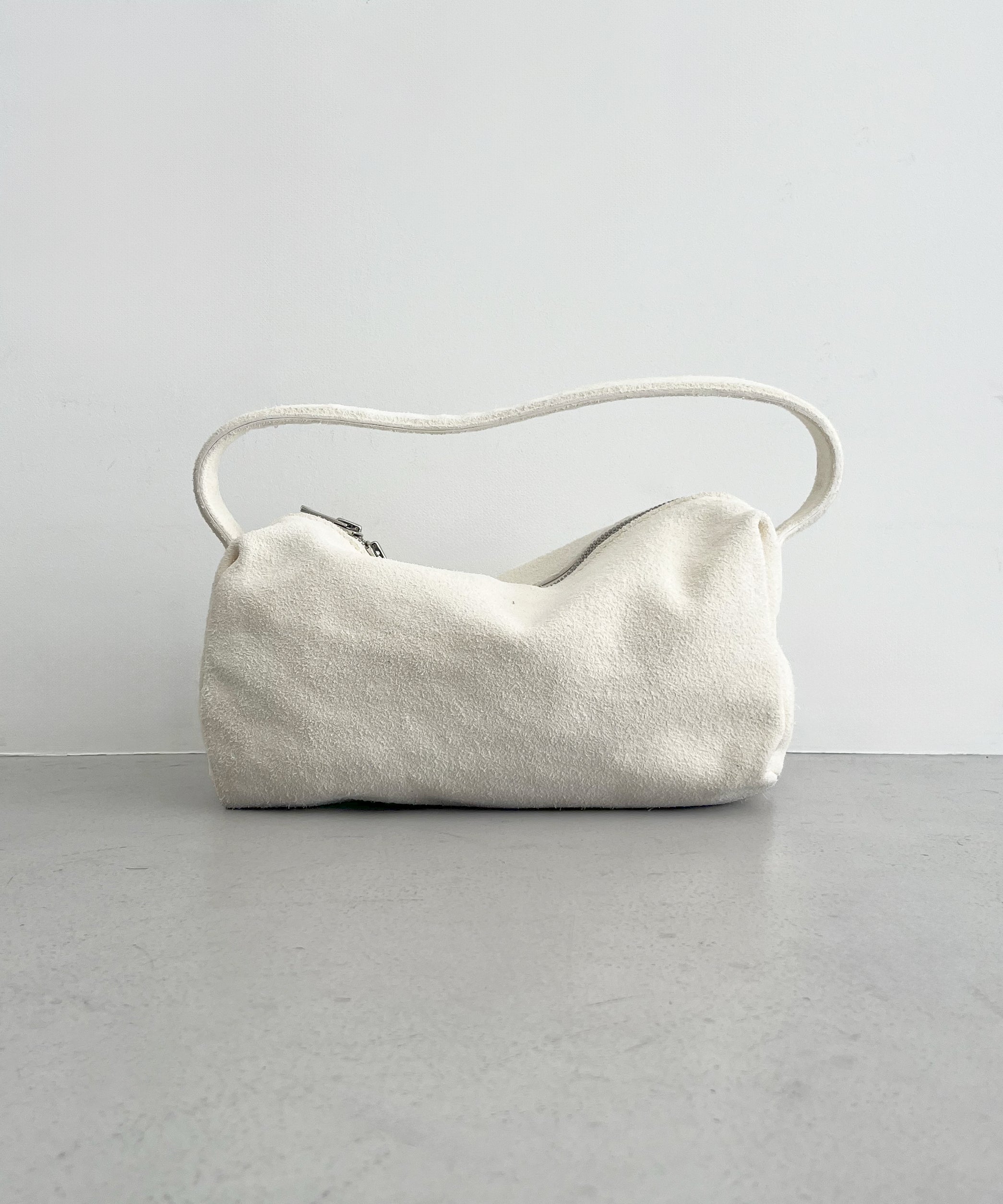 GUIDI Small handle bag "WHITE"