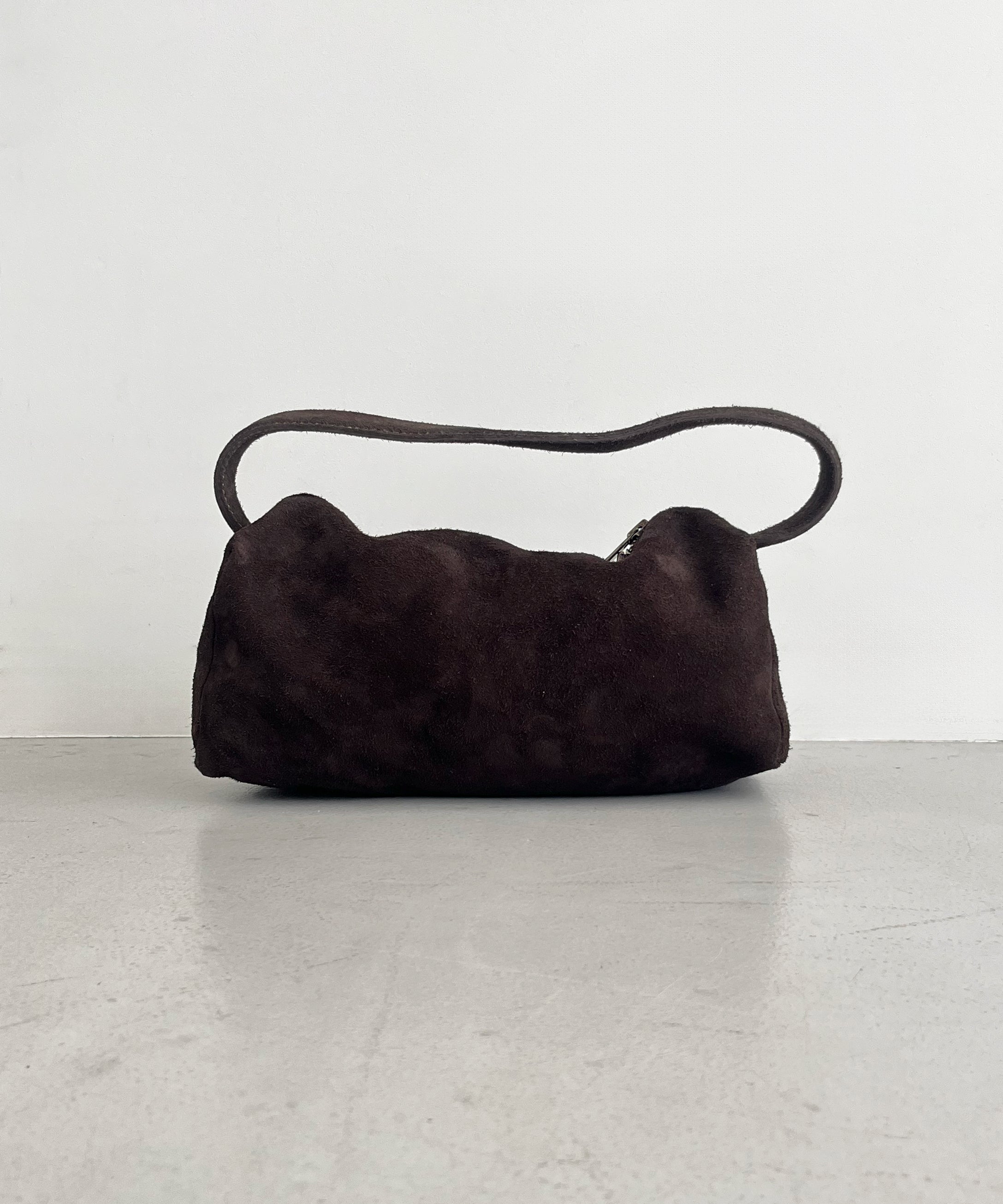 GUIDI Small handle bag "BROWN"