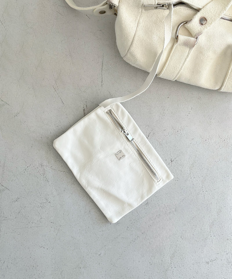 GUIDI Cross body "WHITE"