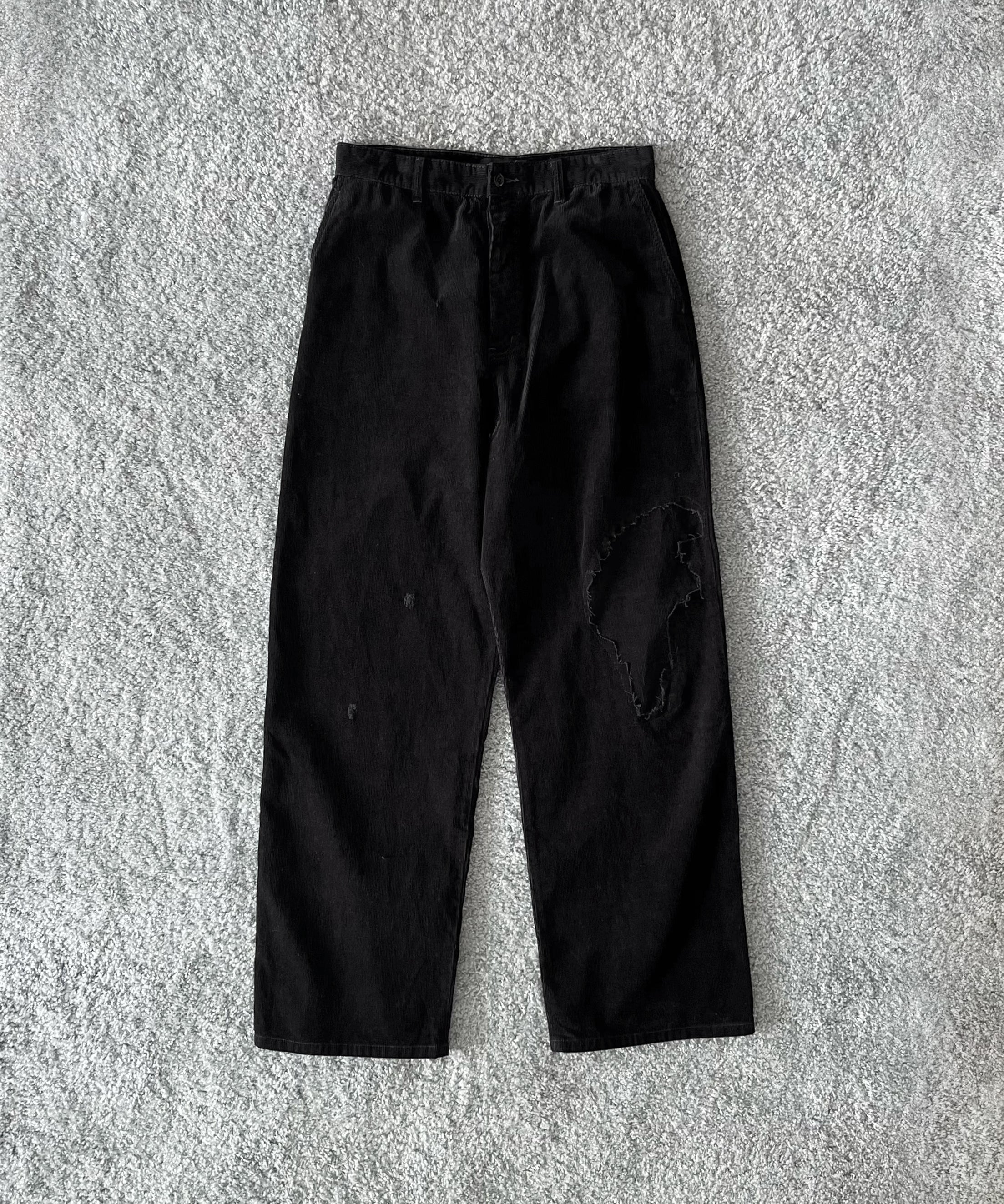 Basketcase Lax, repaired black corduroy "BLACK"