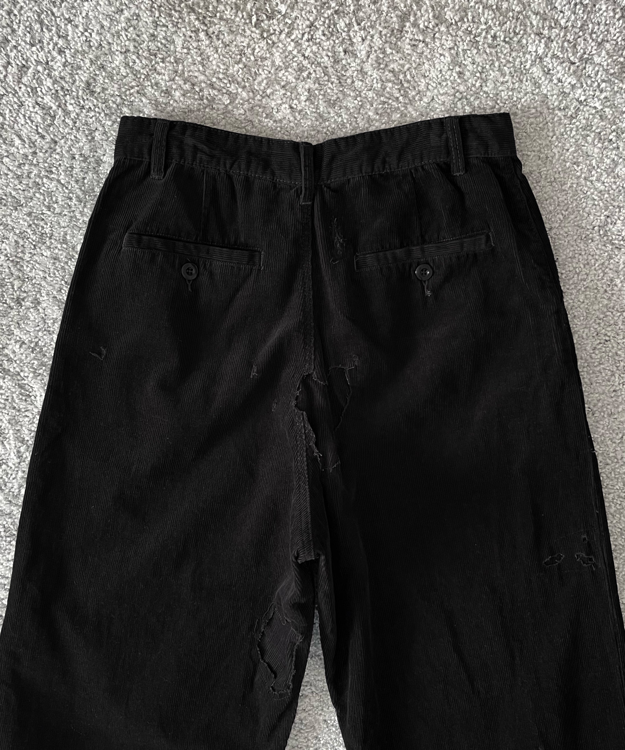 Basketcase Lax, repaired black corduroy "BLACK"
