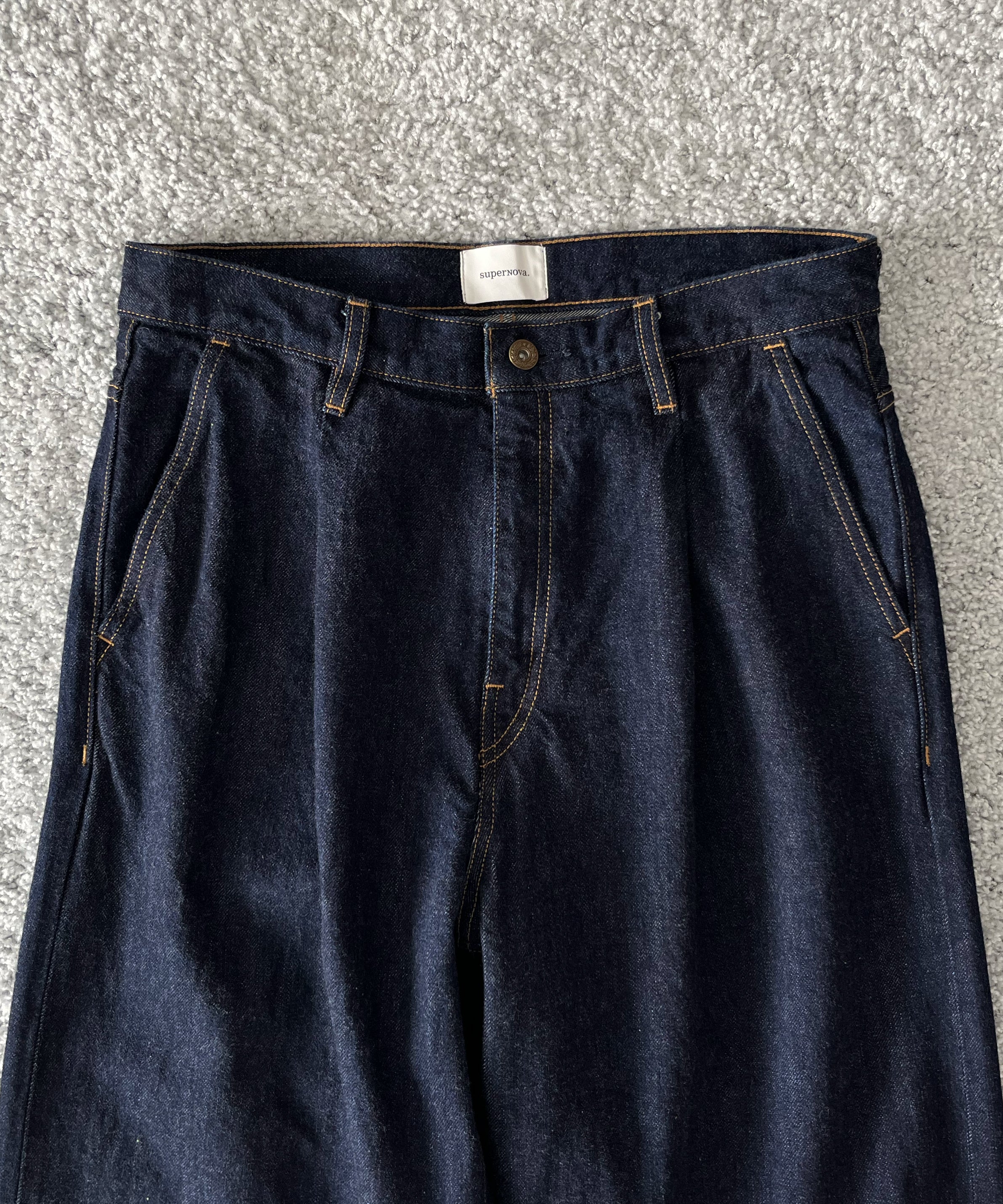 superNova.【スーパーノヴァ】メンズ デニムパンツ Wide selvedge