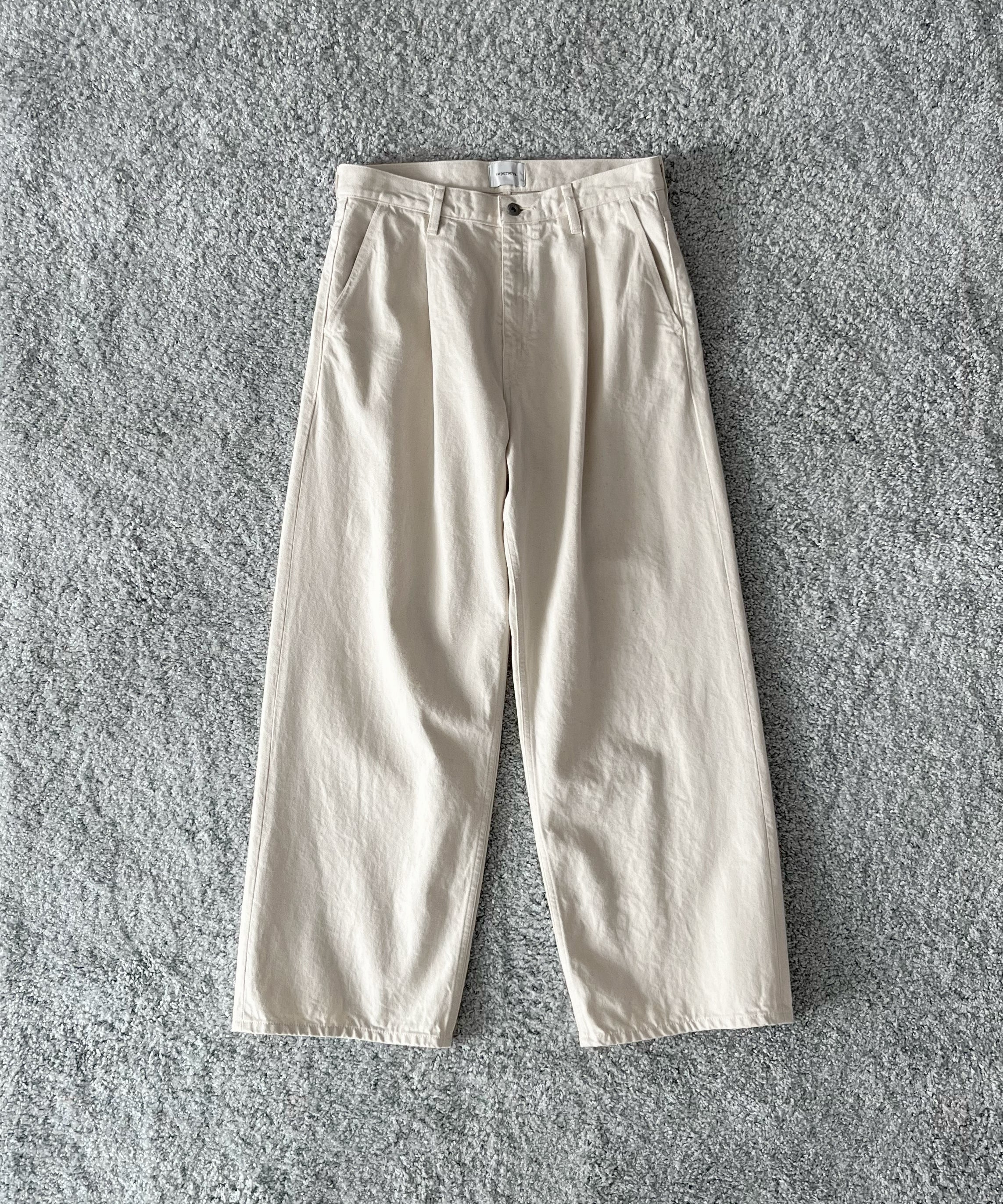 superNova. Wide selvedge jeans - one wash "NATURAL"