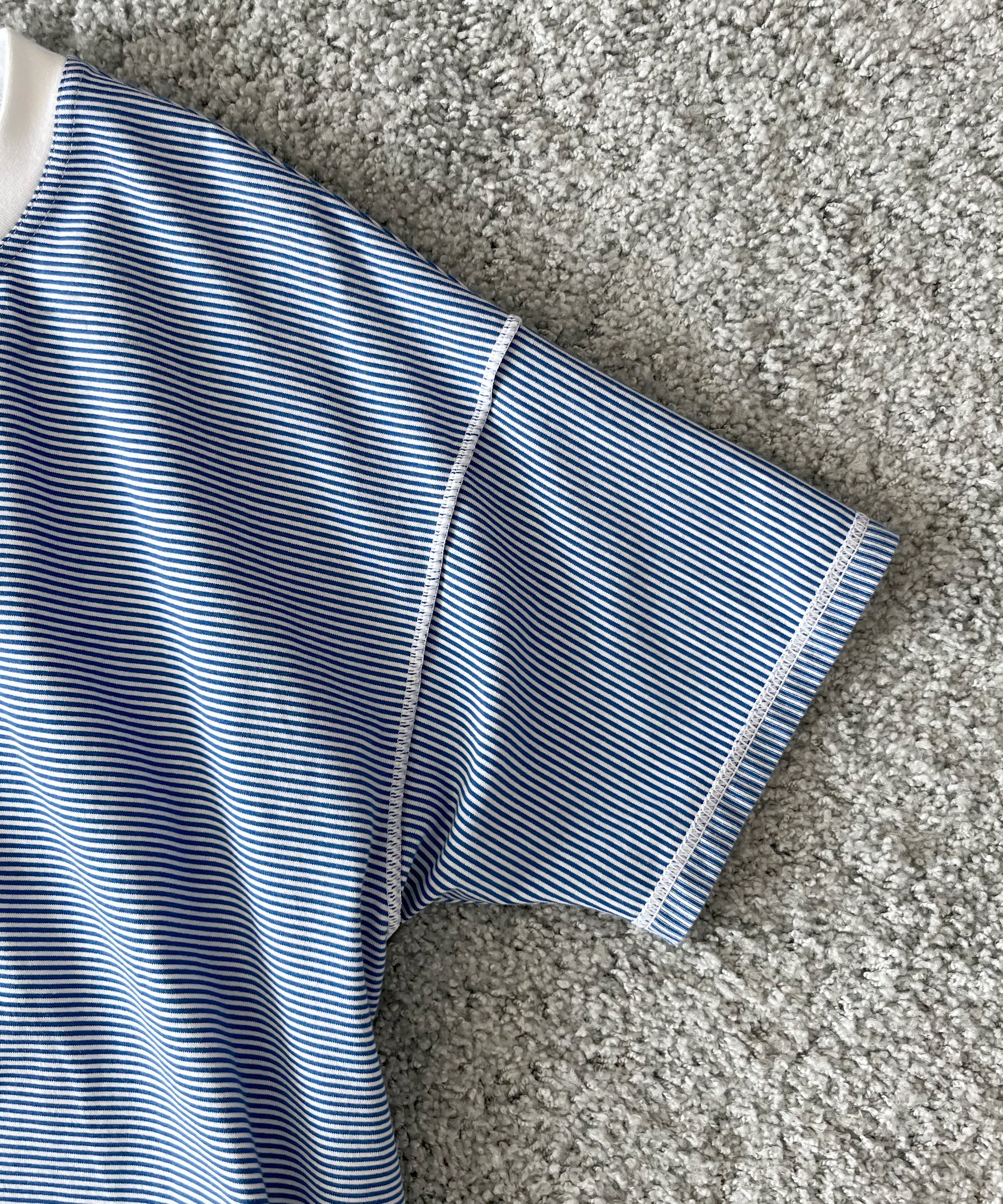 ABELIA EDOWARD GOUCHA Classic shirt "BLUE"