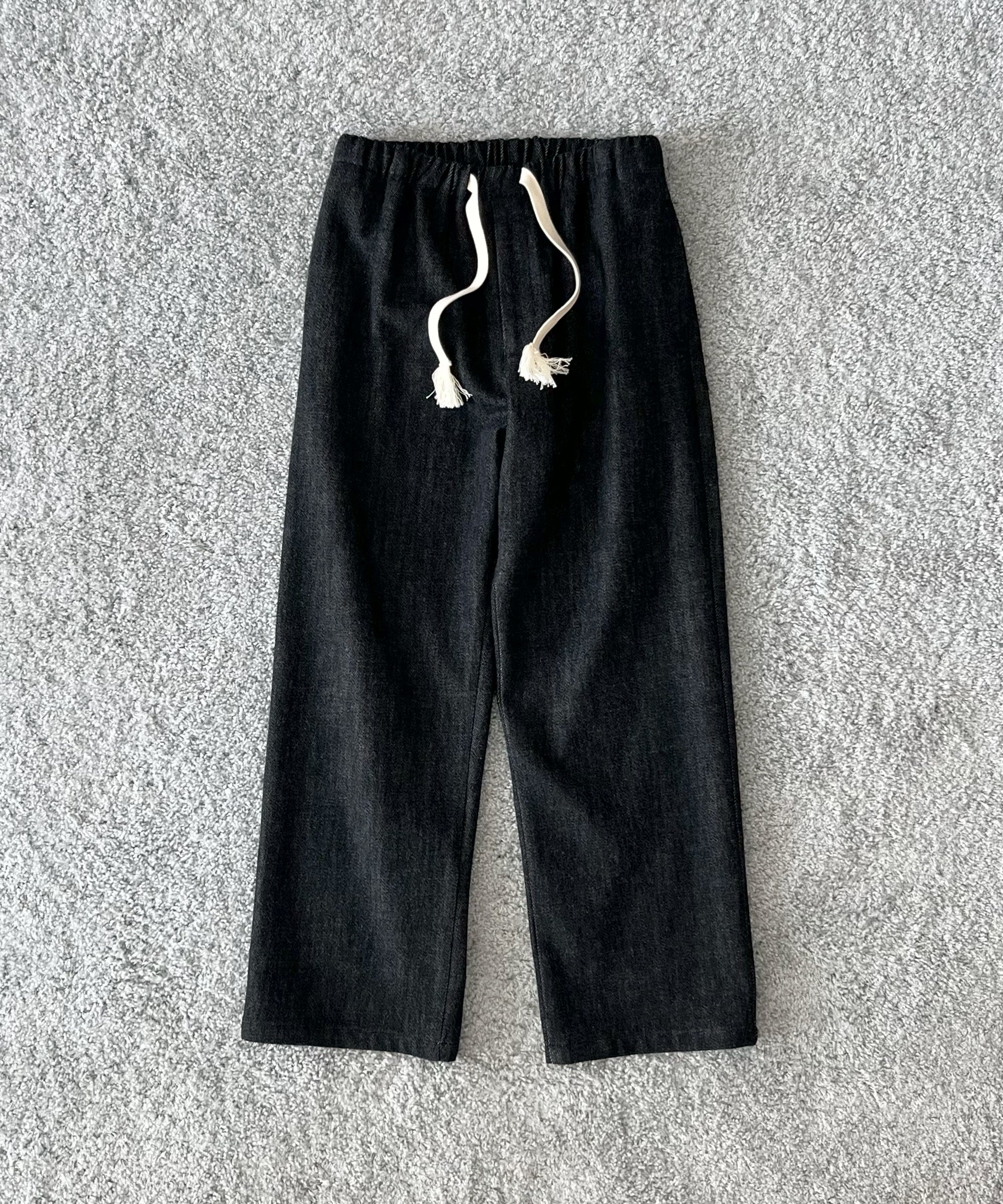 OLD FOLK HOUSE At home denim "BLACK"