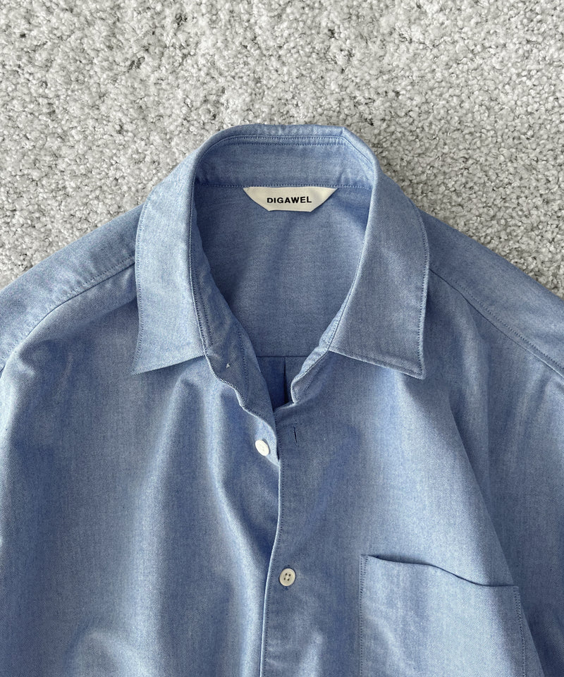 DIGAWEL Oversized s/s shirt "DARK SAX"