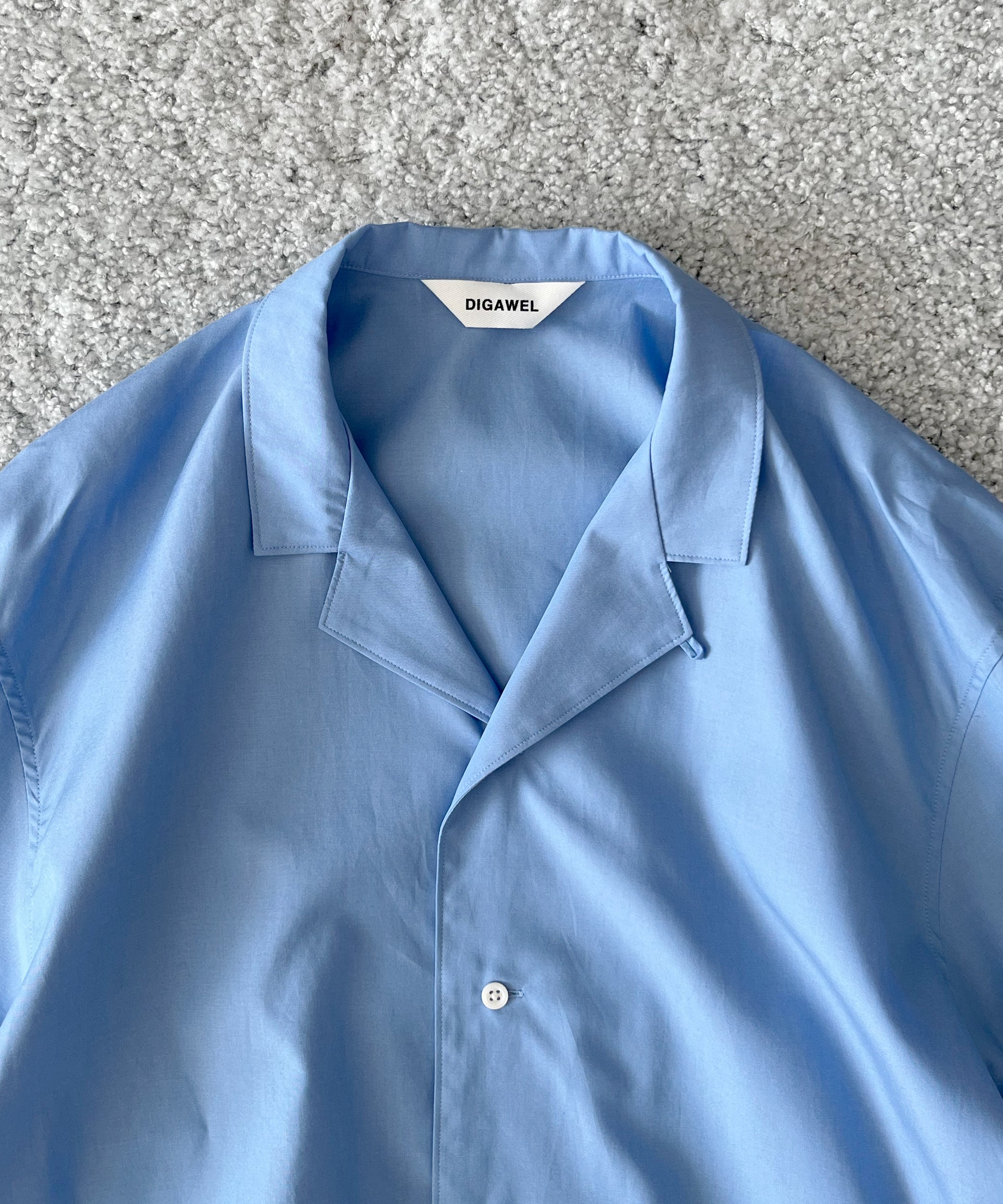 DIGAWEL【ディガウェル】Open-collar s/s shirt DIGAWEL【ディガウェル】Open-collar s/s shirt