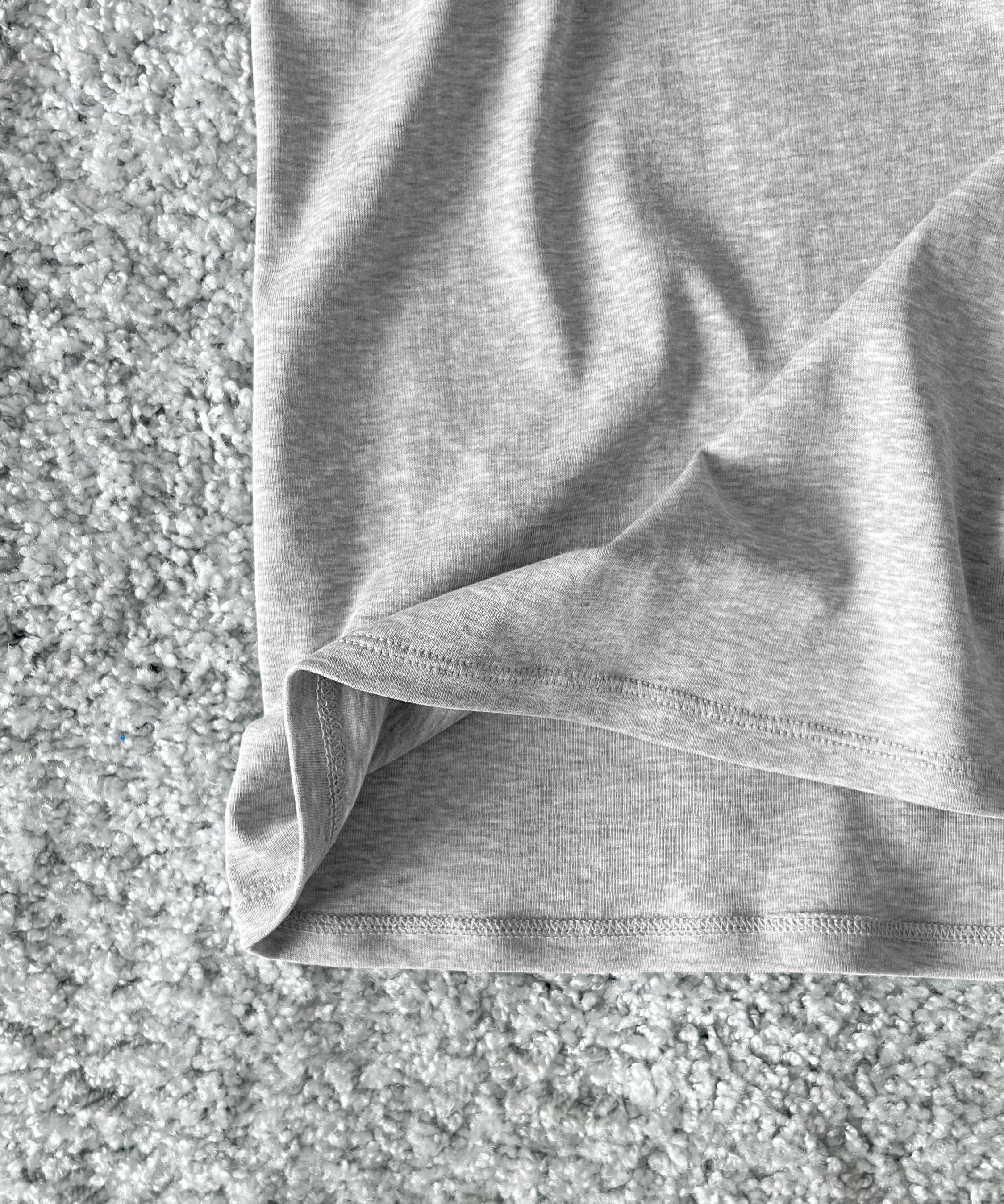 KAIKO Rib tank top “TOP GRAY”