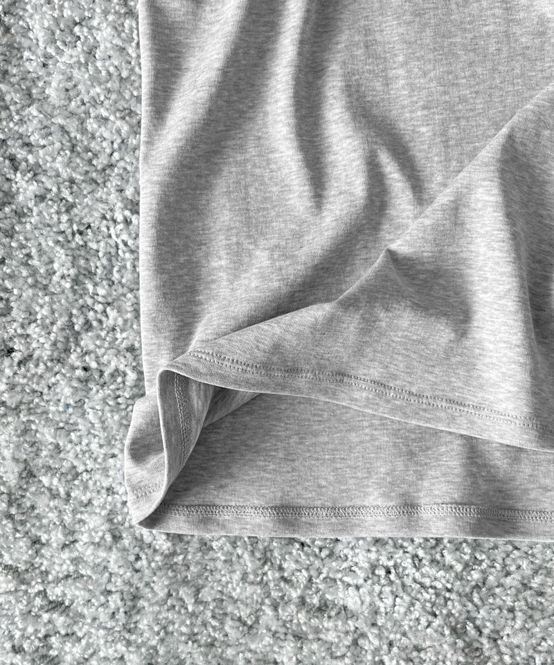 KAIKO Rib tank top “TOP GRAY”