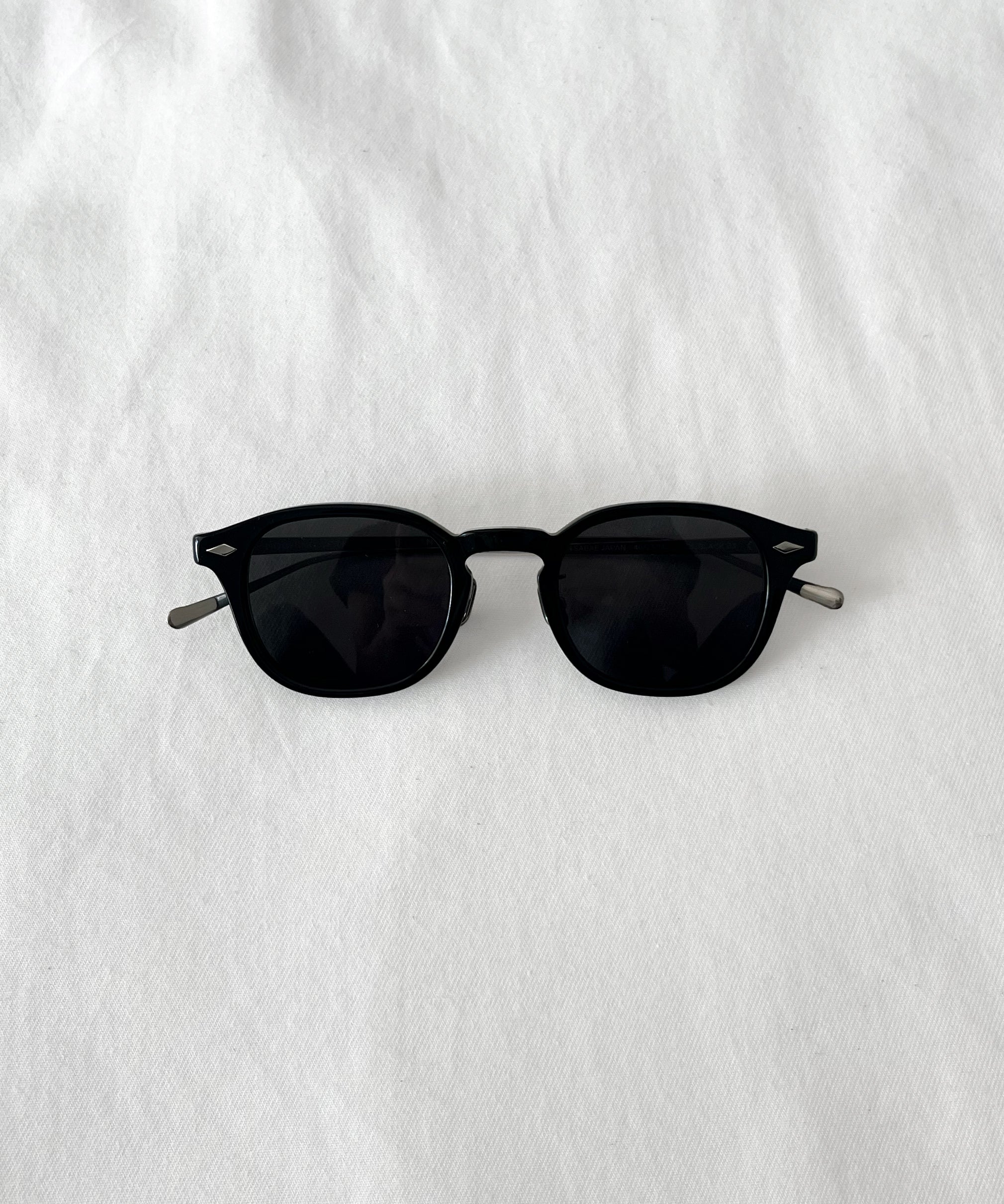 NOCHINO OPTICAL "Jifusan" "#1 GLOSS BLACK × DARK GREY"