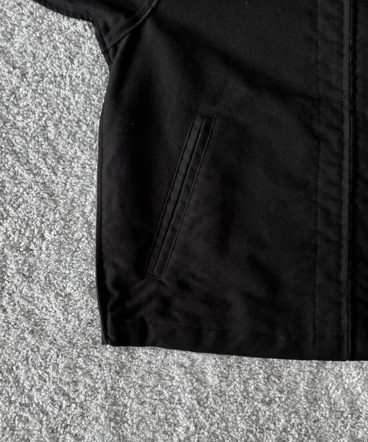 well Moleskin jacket "BLACK"