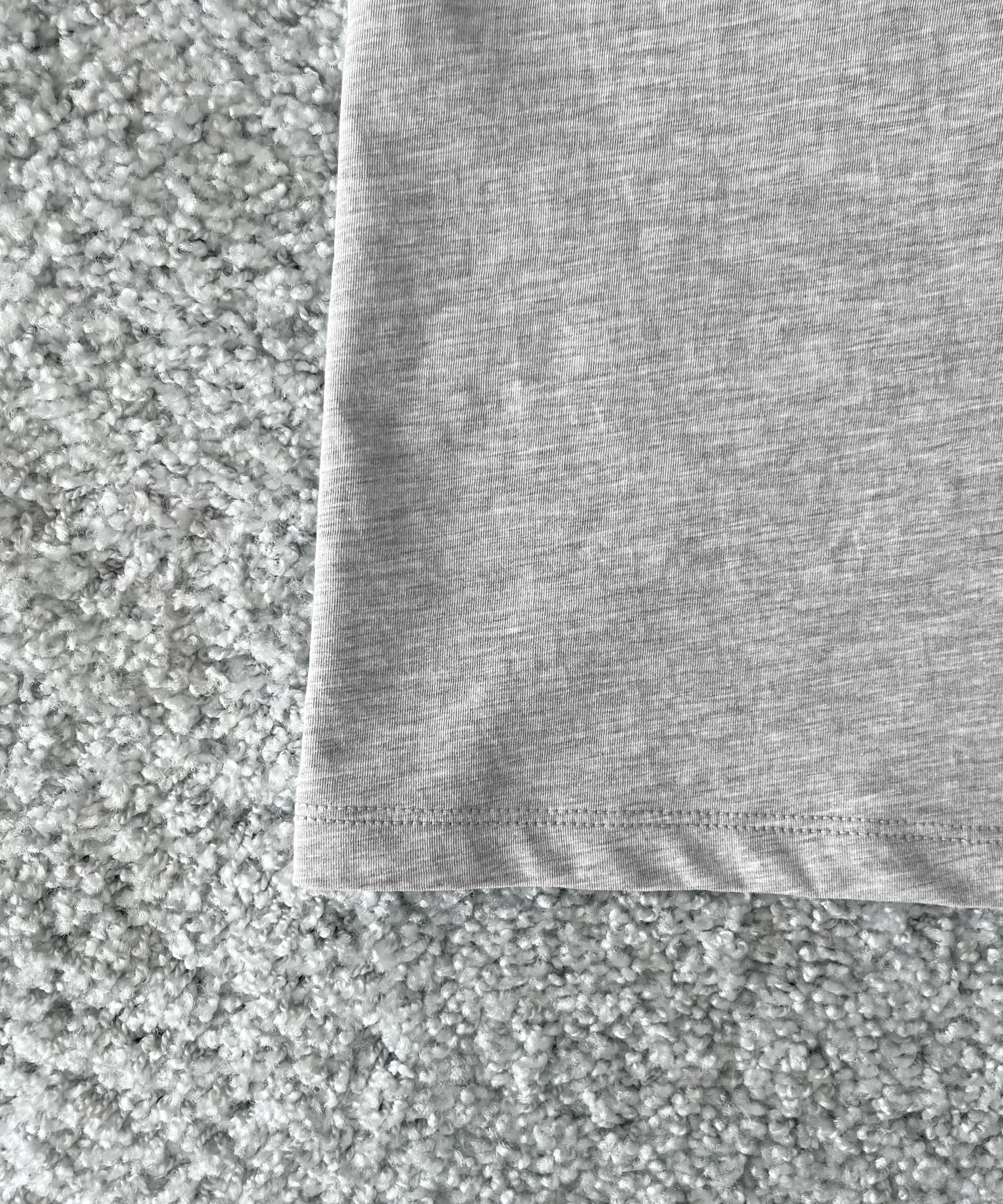 KAIKO C neck t-shirt “TOP GRAY”
