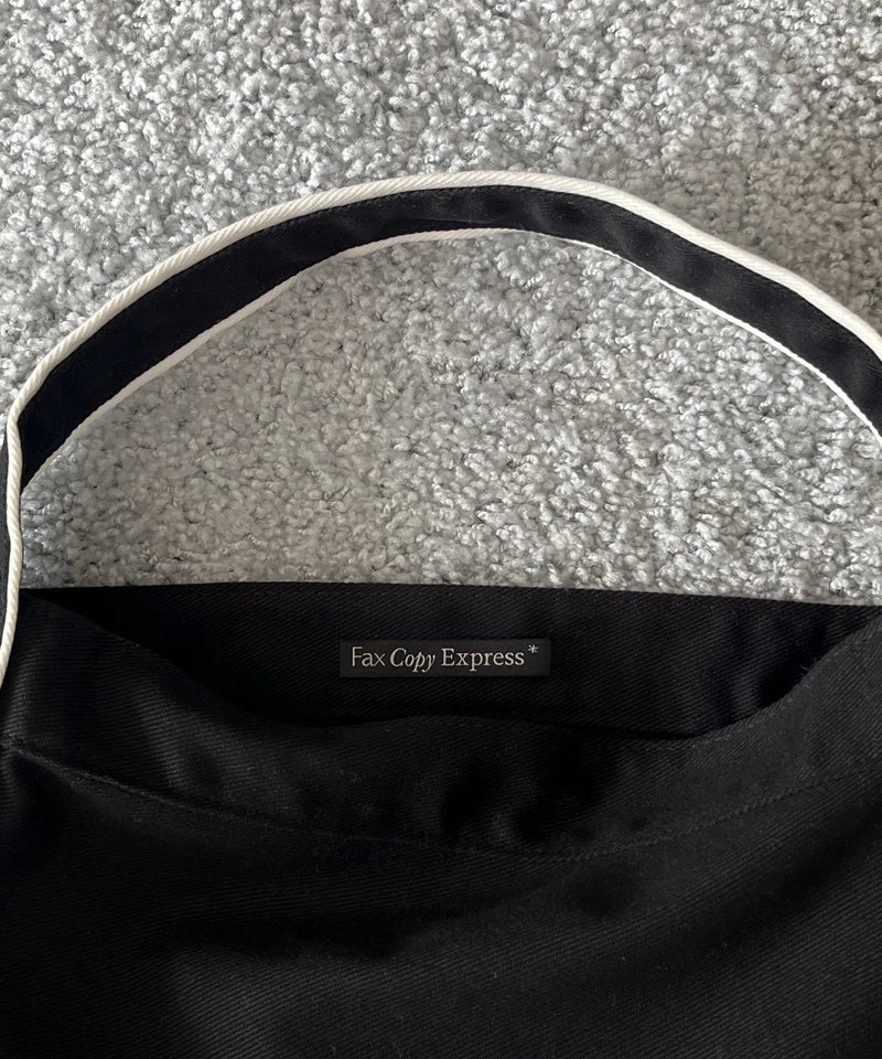 Fax Copy Express Studio contour line bucket bag "BLACK"
