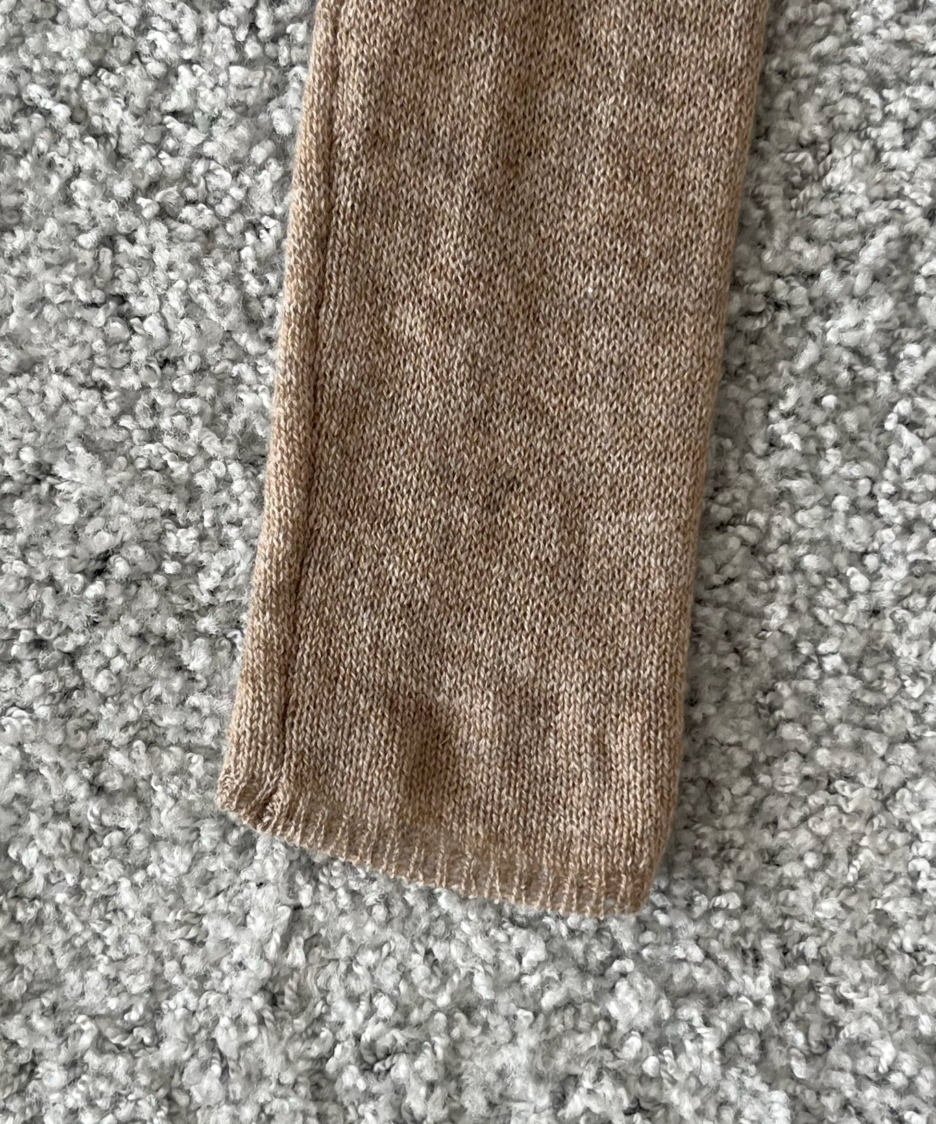 Fax Copy Express Afternoon stretch off-shoulder wrap "KHAKI"