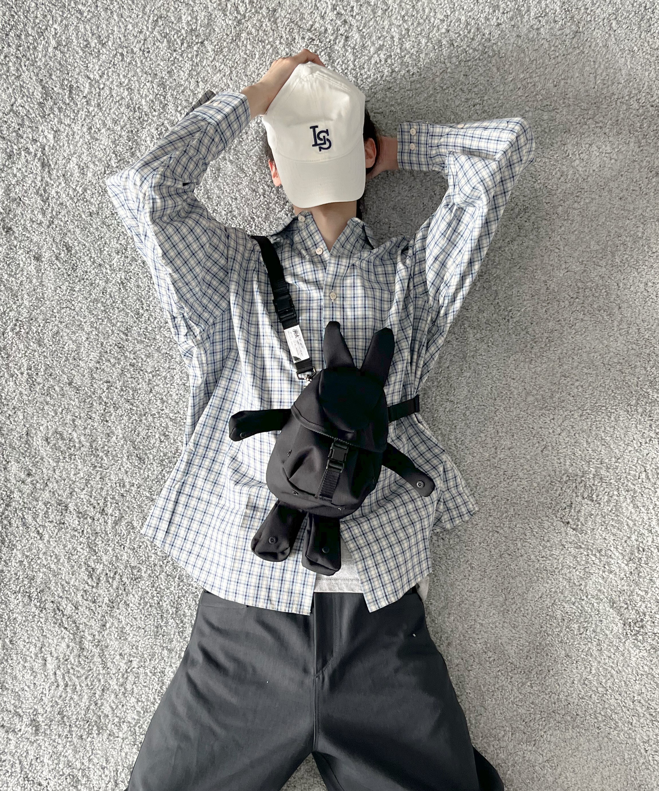 PHINGERIN Rabbit pouch "BLACK"