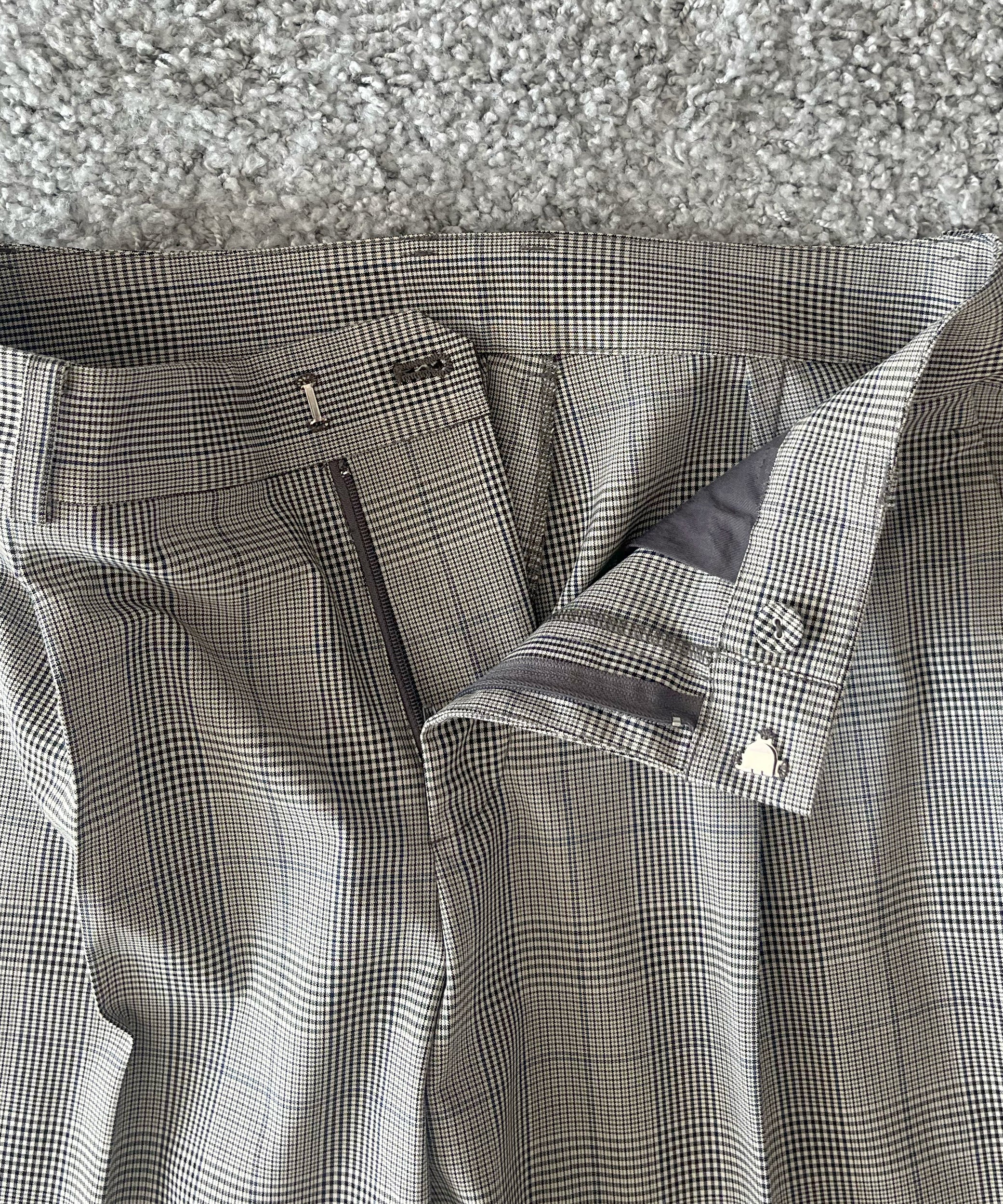 KAIKO Low rise slacks "GRAY CHECK"