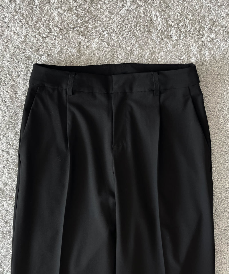 KAIKO Low rise slacks "BLACK"