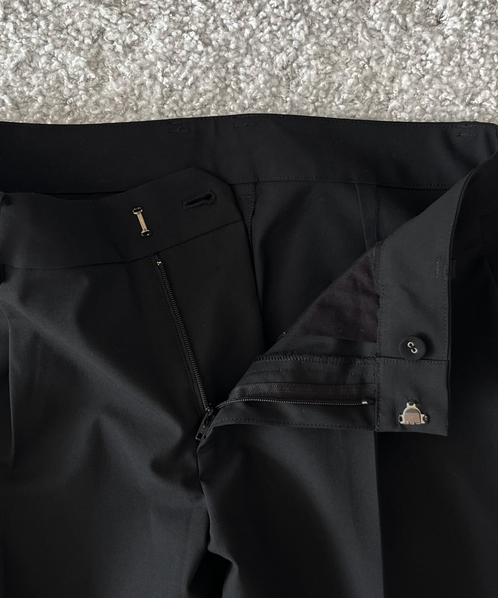KAIKO Low rise slacks "BLACK"