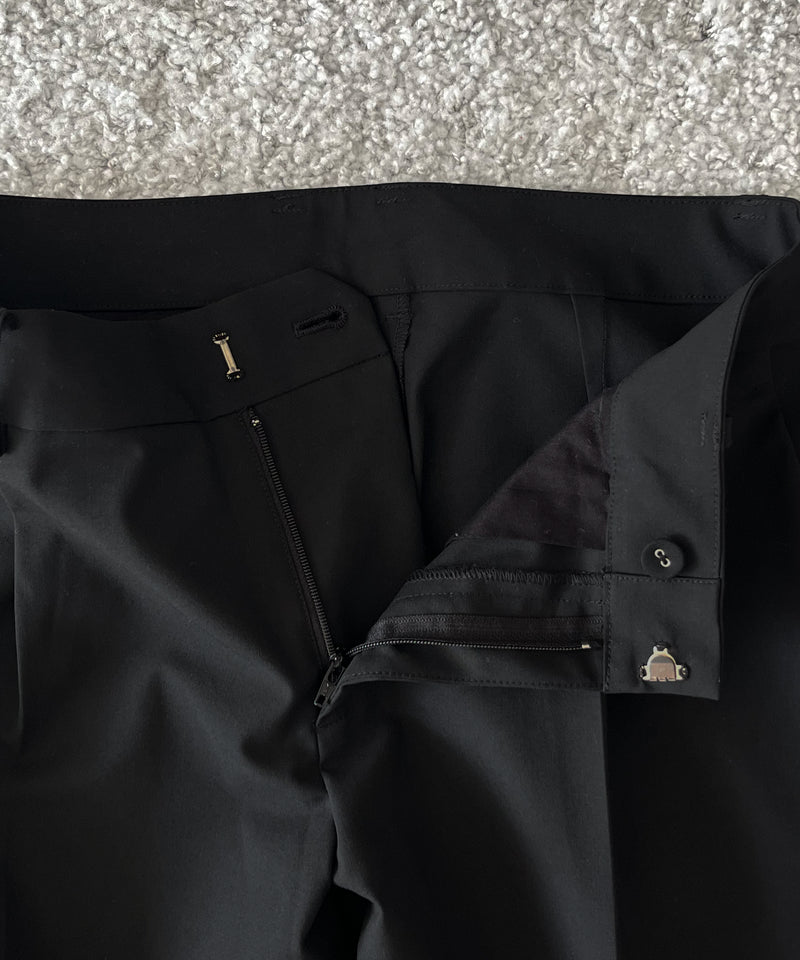 KAIKO Low rise slacks "BLACK"