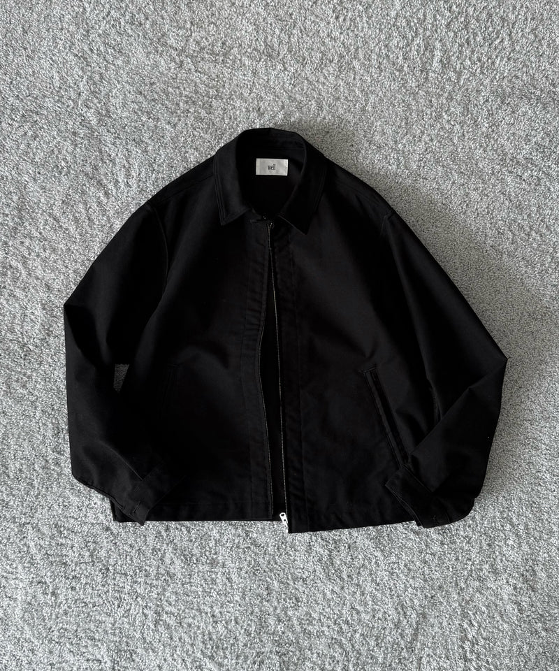 well Moleskin jacket "BLACK"