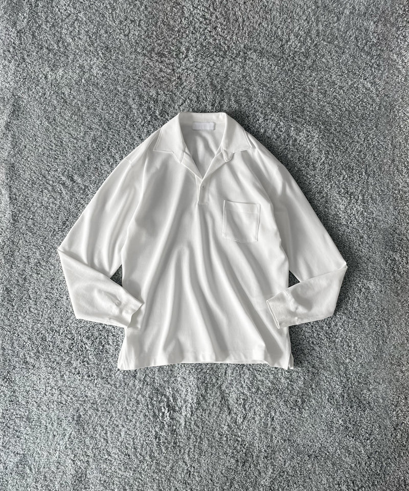 NEONSIGN Unfinished polo "hcs" ls "OFF WHITE"
