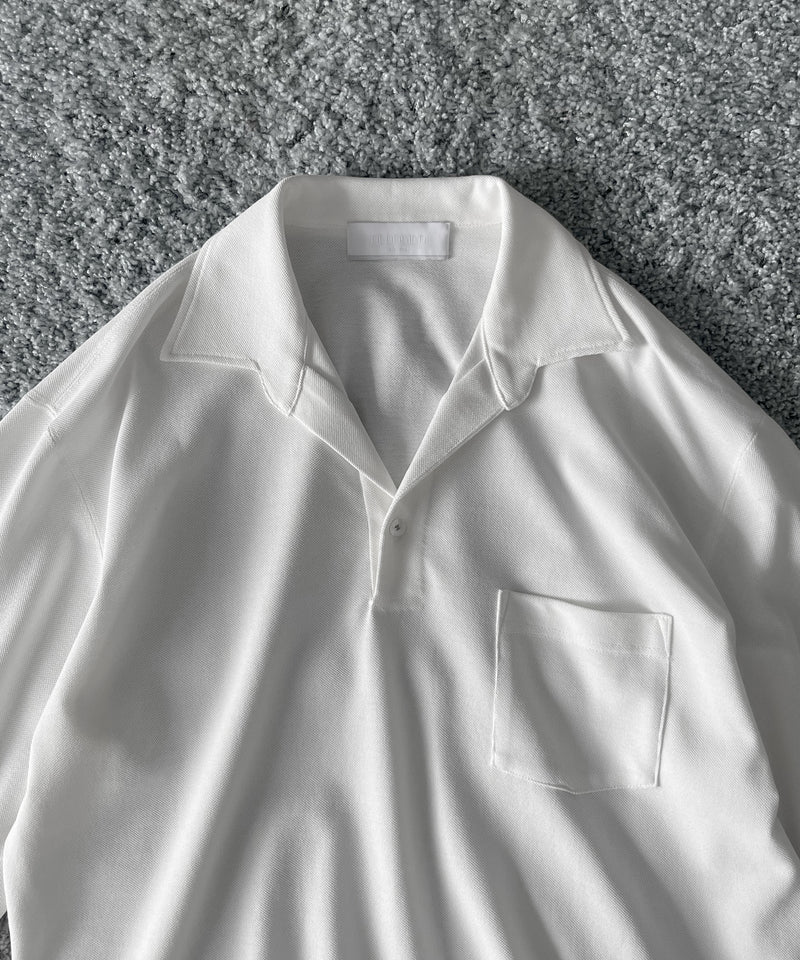 NEONSIGN Unfinished polo "hcs" ls "OFF WHITE"