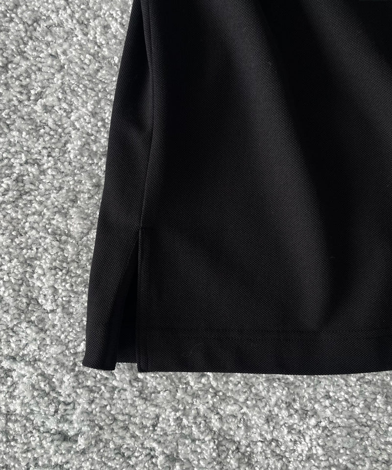 NEONSIGN Unfinished polo "hcs" ls "BLACK"