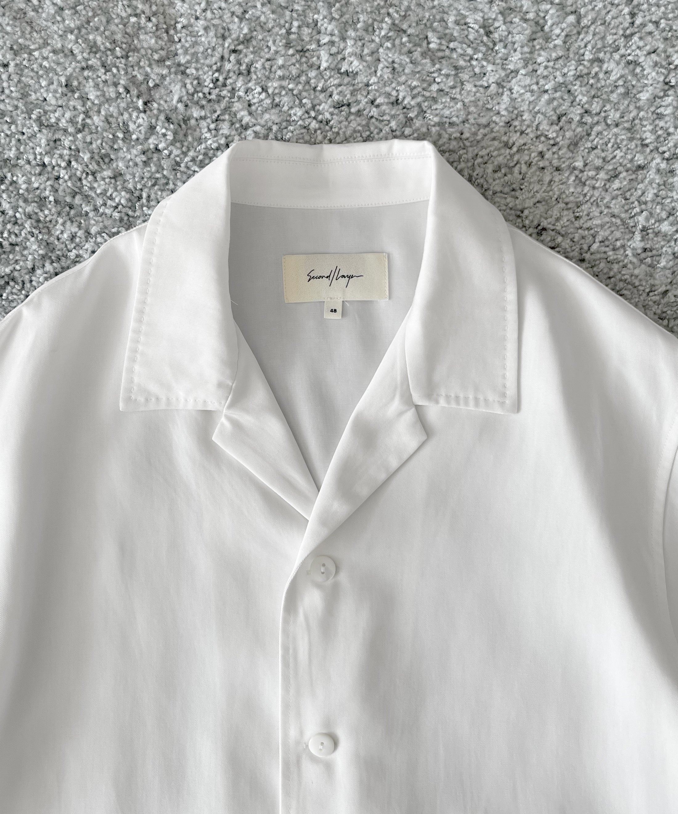 SECOND/LAYER Avenue shirt “WHITE”