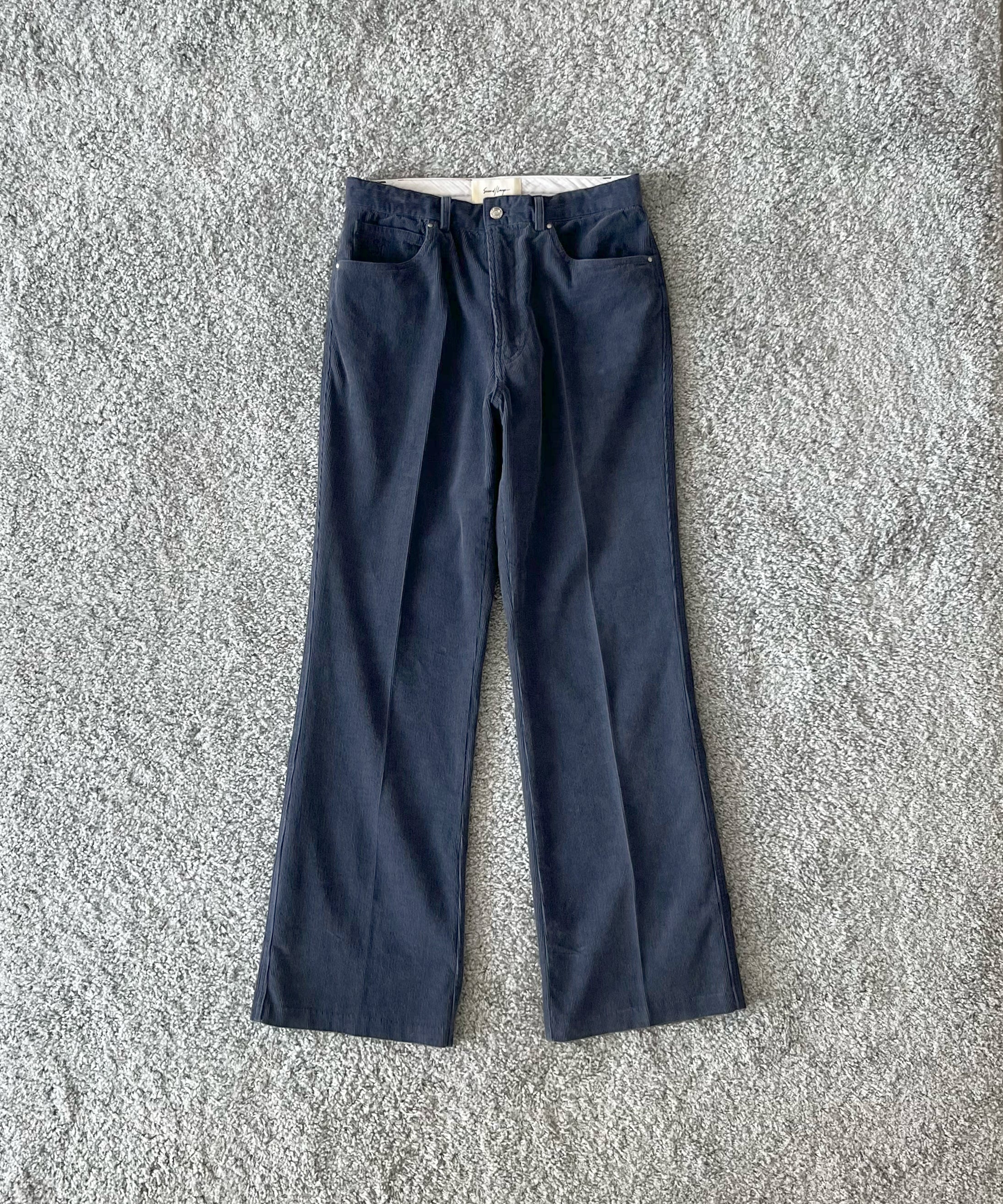 SECOND/LAYER El valluco trouser "VINTAGE NAVY"
