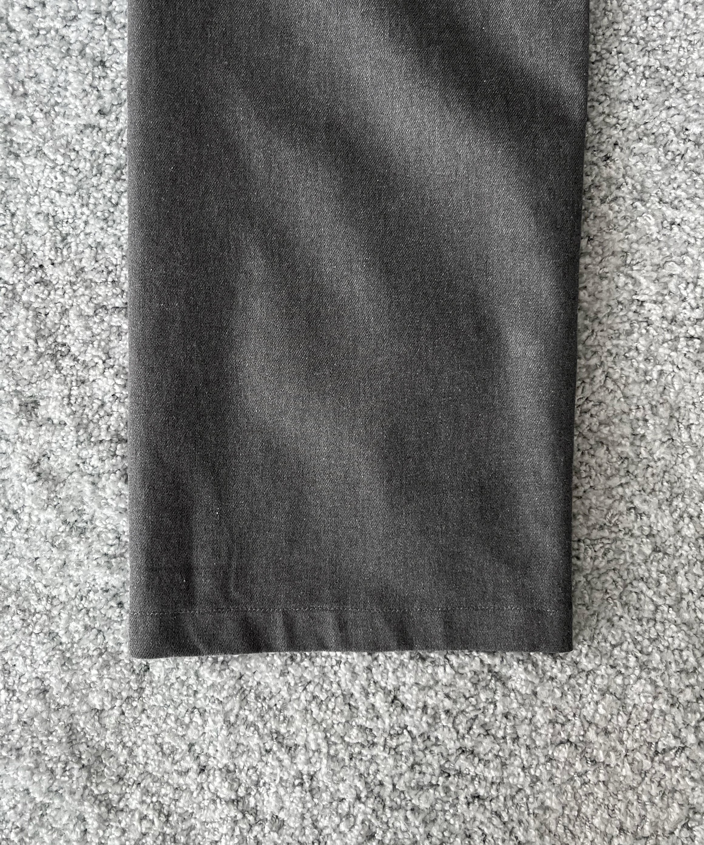OPPOSE DUALITY Plane denim trs "GRAY"
