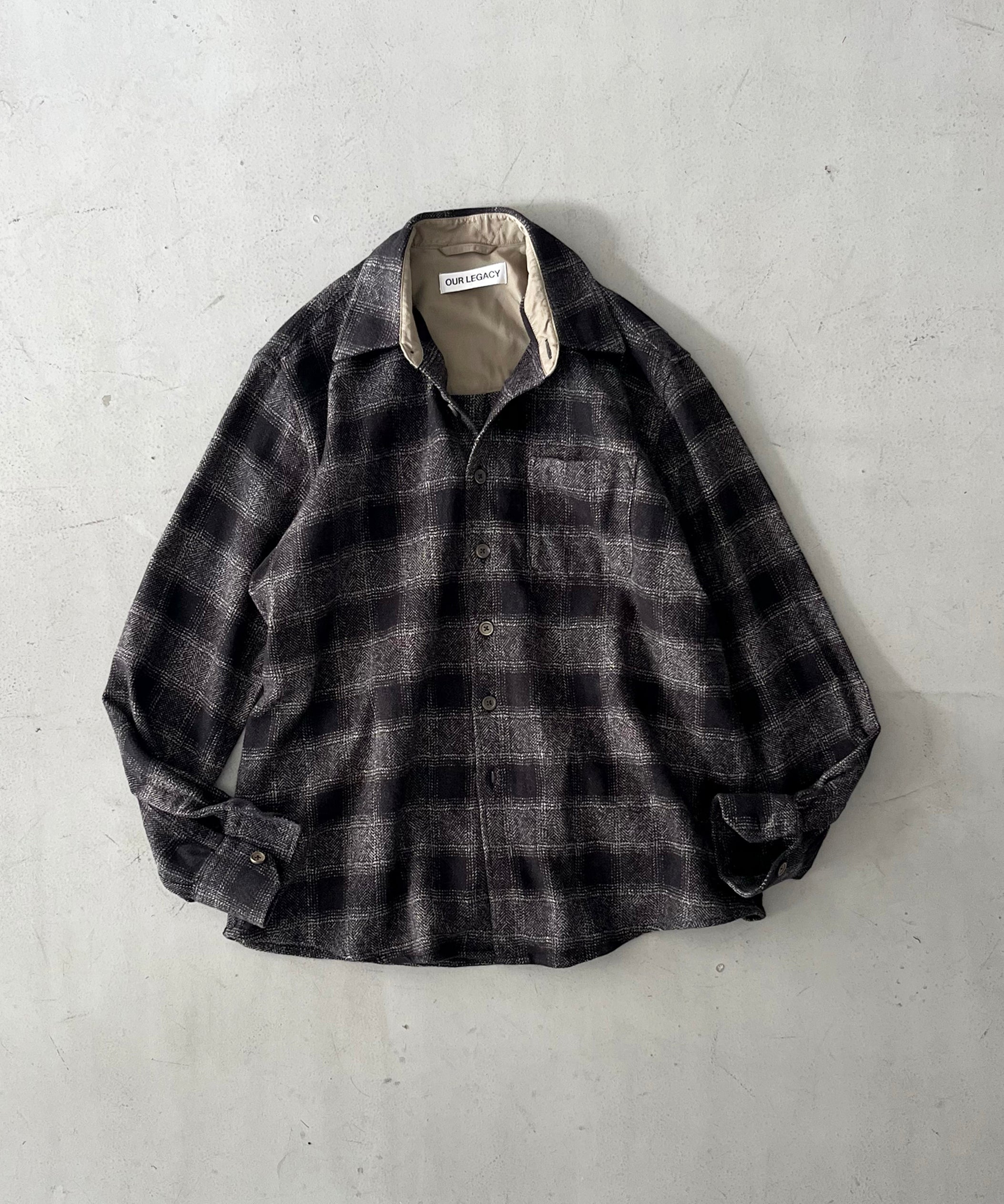 OUR LEGACY Above shirt "OAKLAND LOW TWIST CHECK"