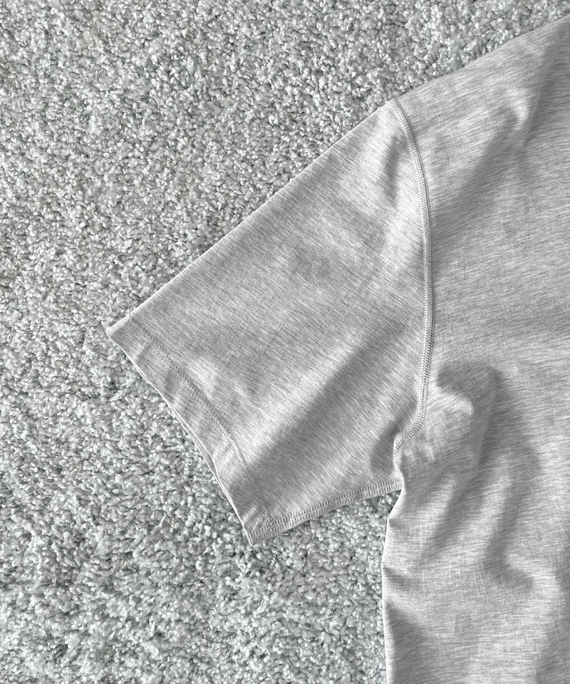 KAIKO U neck t-shirts "TOP GRAY"