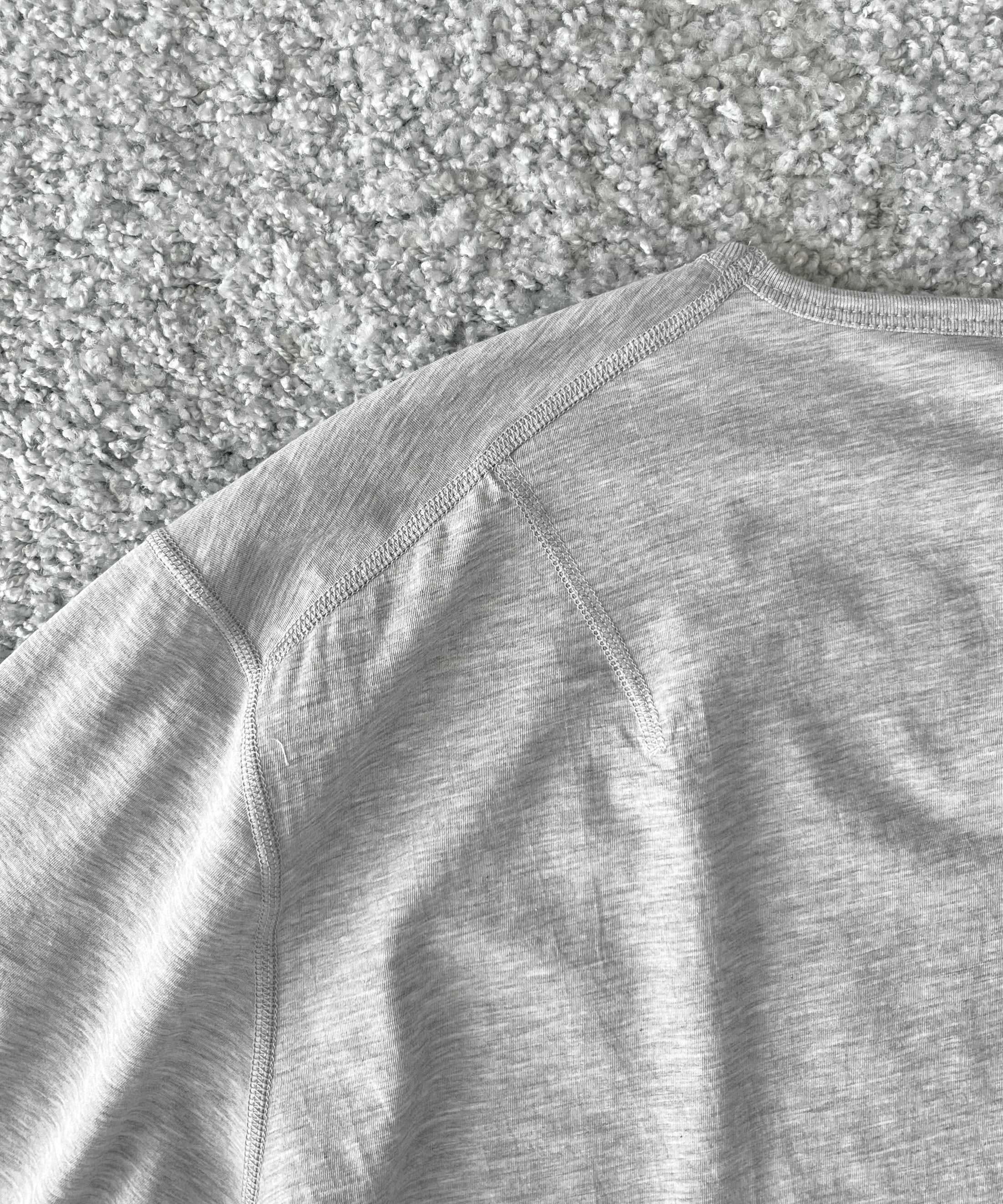 KAIKO U neck t-shirts "TOP GRAY"