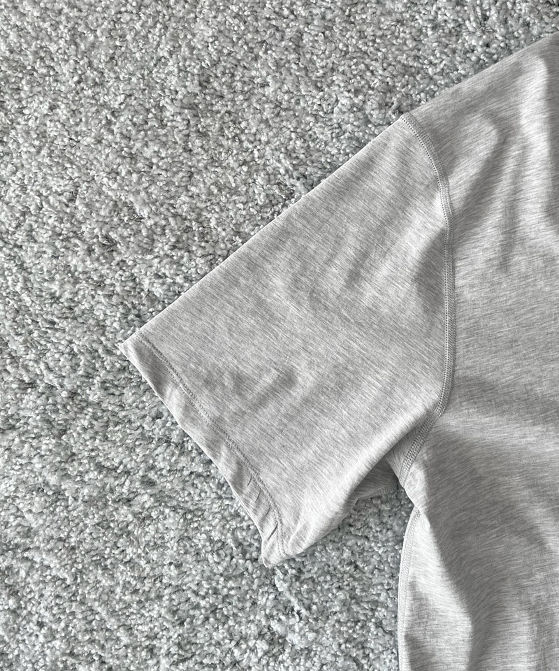 KAIKO H neck t-shirts "TOP GRAY"