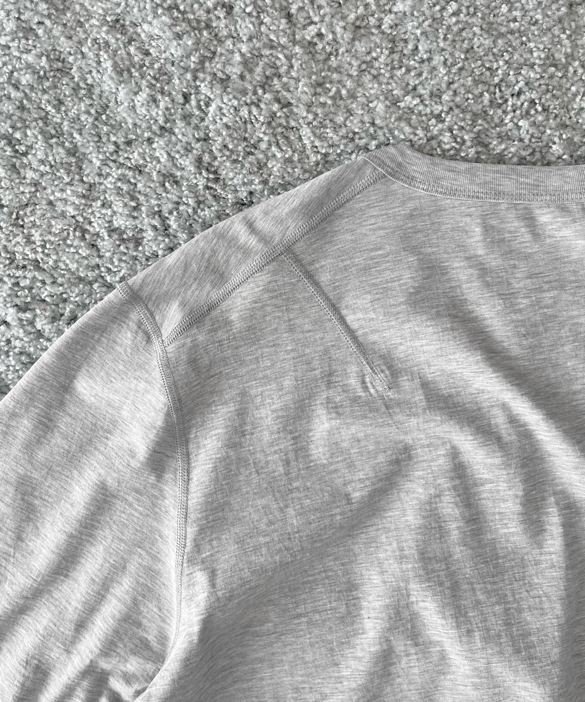 KAIKO H neck t-shirts "TOP GRAY"