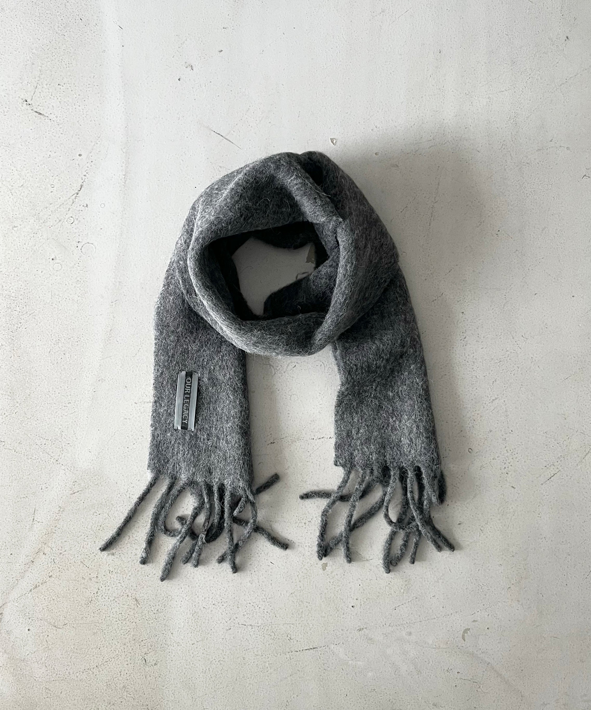 OUR LEGACY Estate scarf "PHANTOM FUZZY ALPACA"