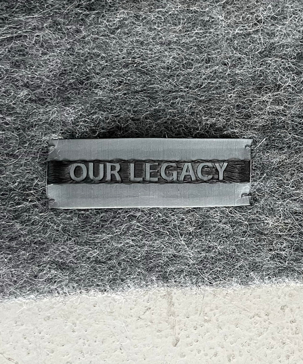 OUR LEGACY Estate scarf "PHANTOM FUZZY ALPACA"