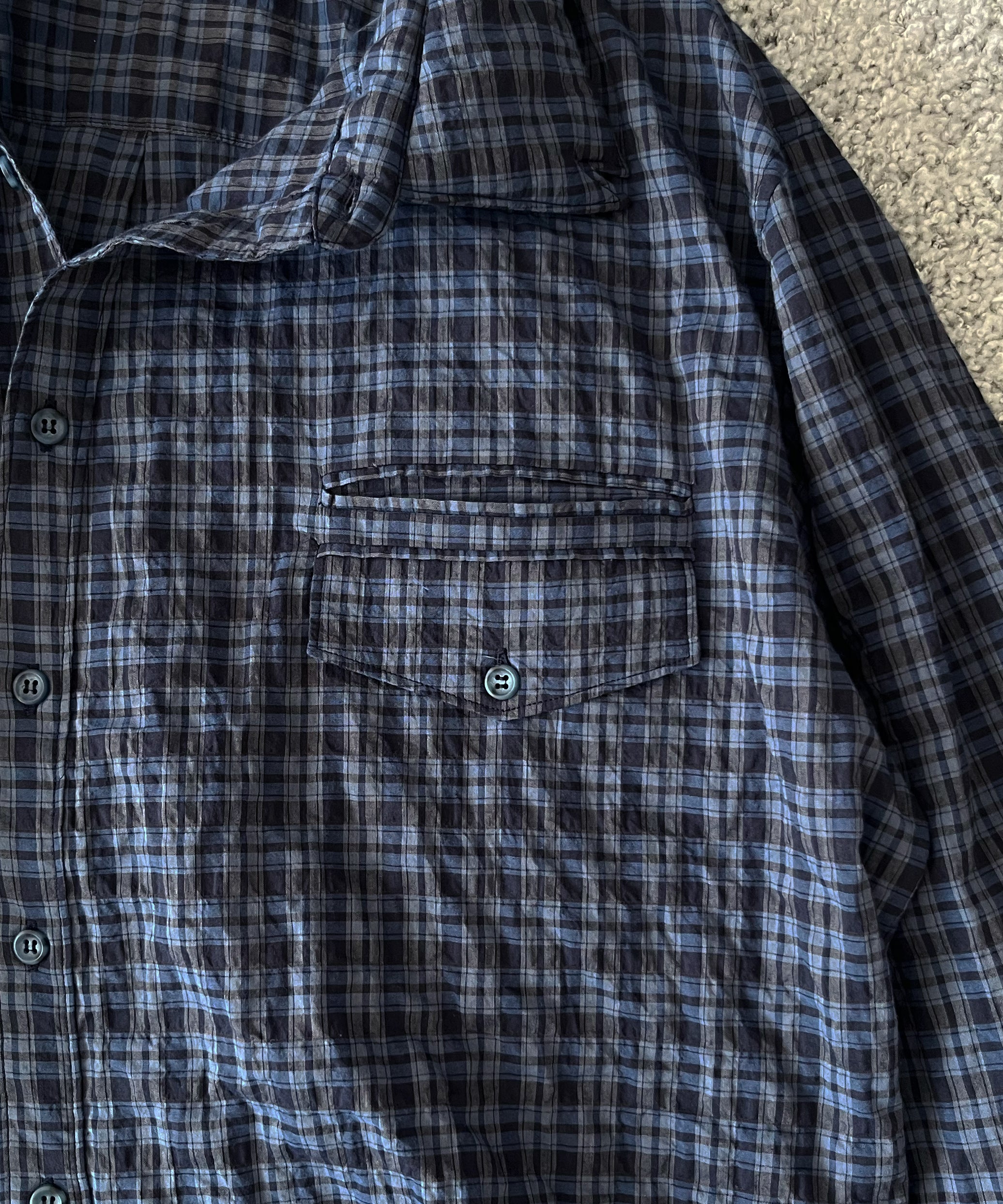 D.W.W.W Notch puffy "NAVY"
