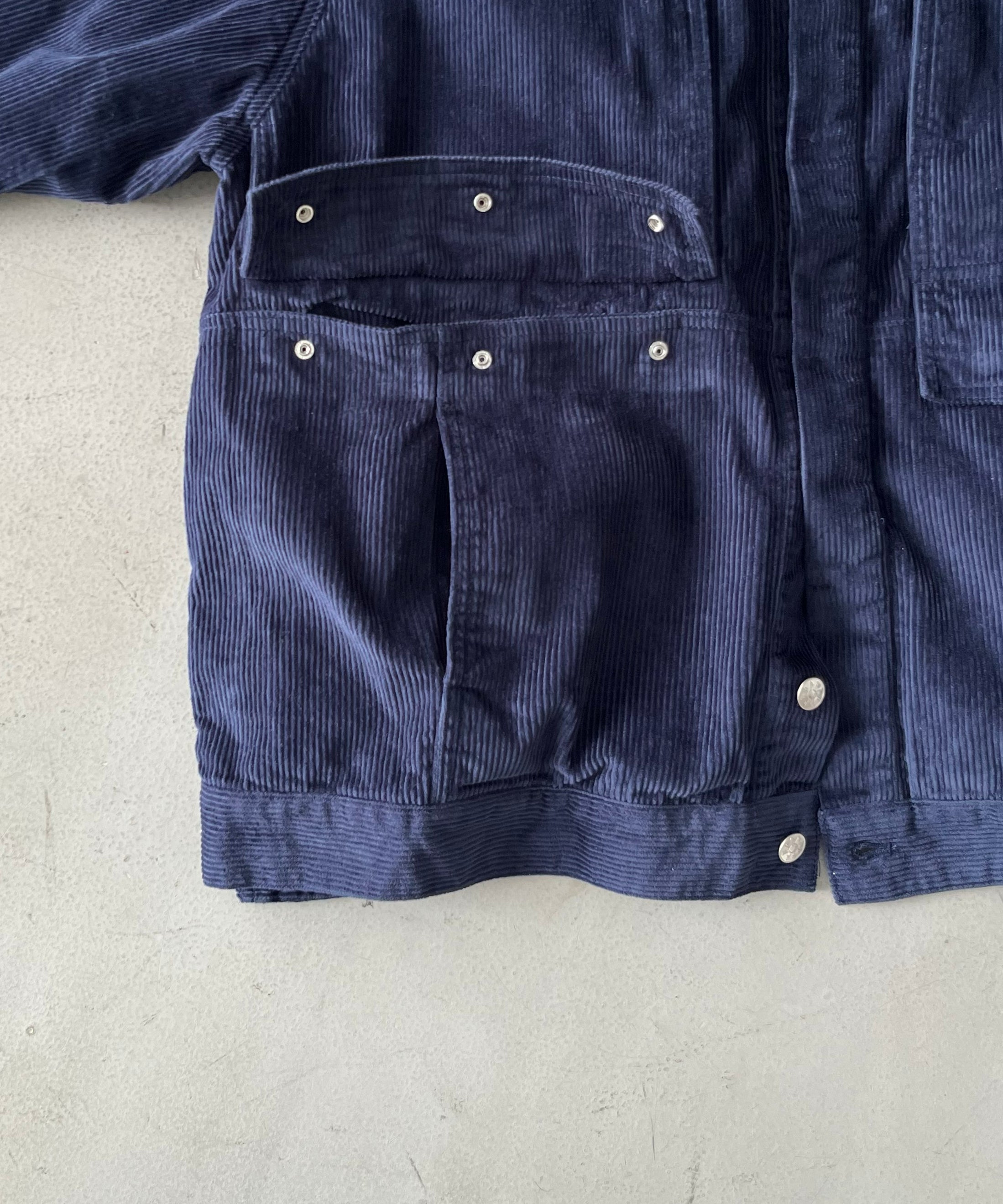 PHINGERIN Trad cord  jacket "B:NAVY"