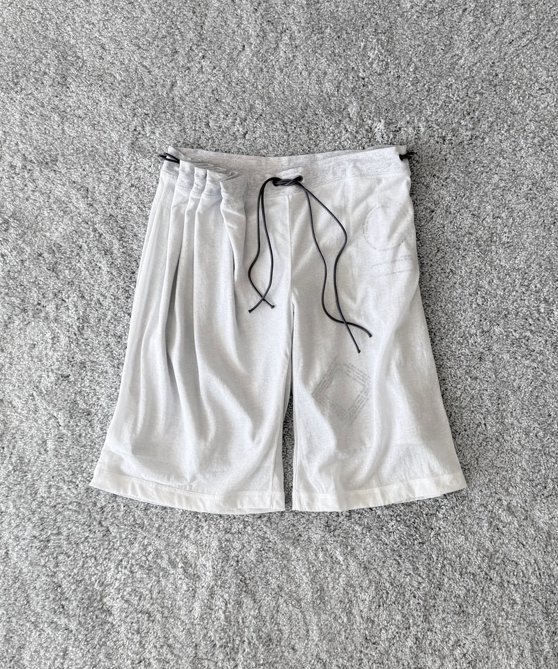 ULIKASANCTUS Curtain half pants "BEIGE"