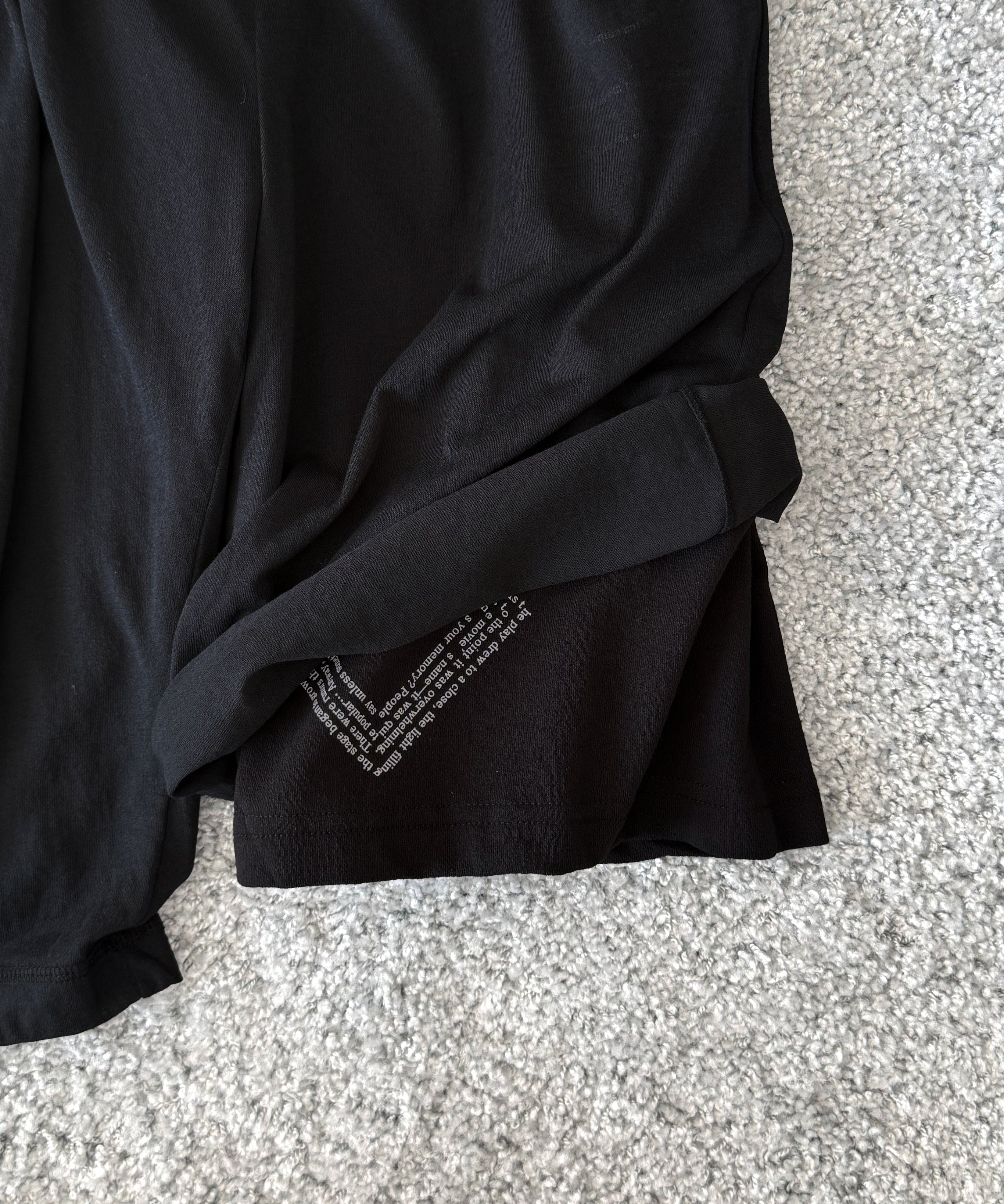ULIKASANCTUS Curtain half pants "BLACK"