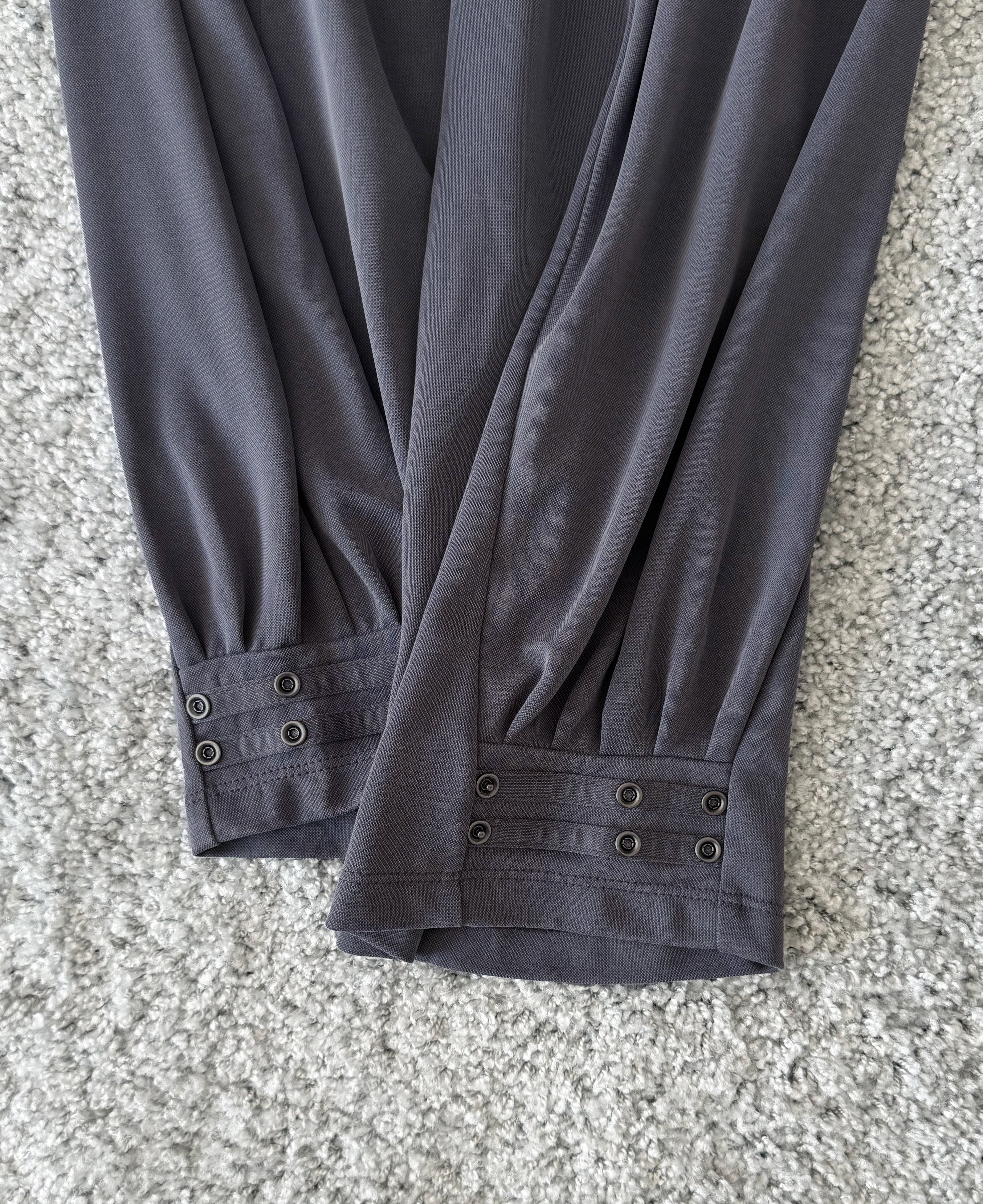 ULIKASANCTUS Curtain jogger pants "WASHED BLUE"