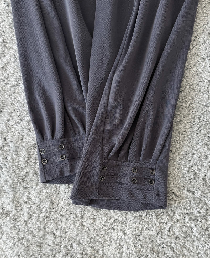 ULIKASANCTUS Curtain jogger pants "WASHED BLUE"