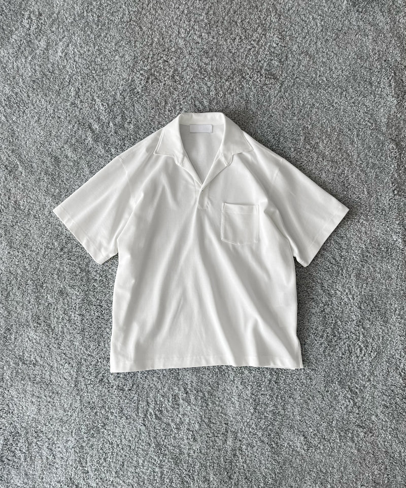 NEONSIGN Unfinished polo "hcs" "OFF WHITE"