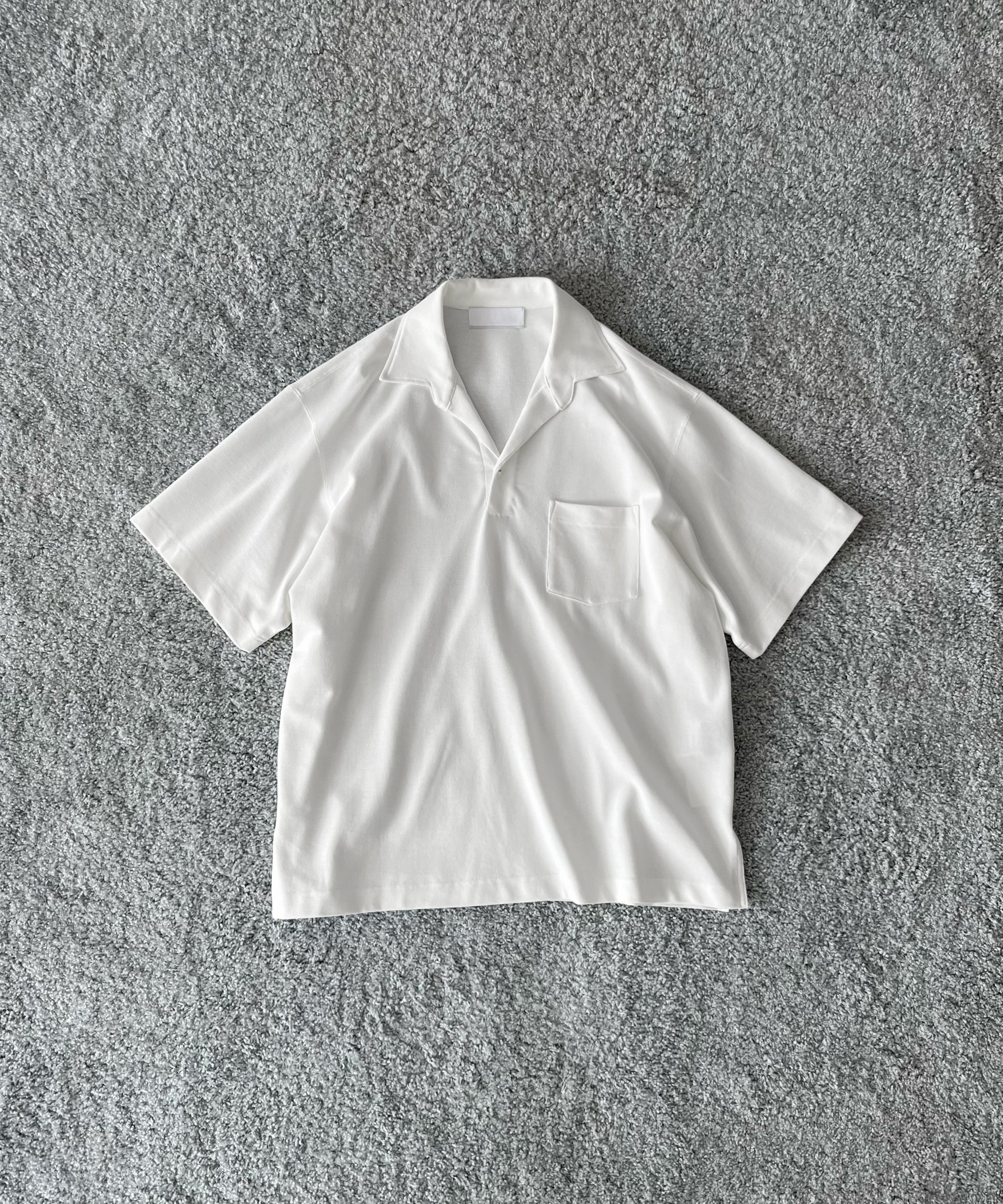 neonsign 短丈ポロシャツ NEONSIGN【ネオンサイン】Unfinished polo 