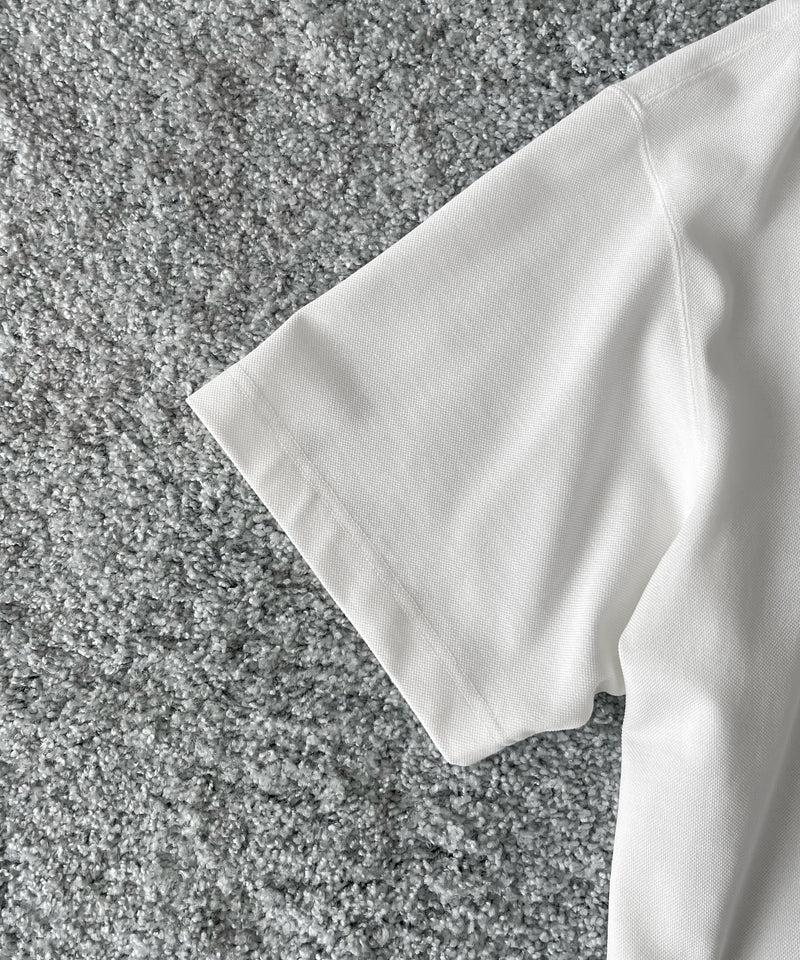NEONSIGN Unfinished polo "hcs" "OFF WHITE"
